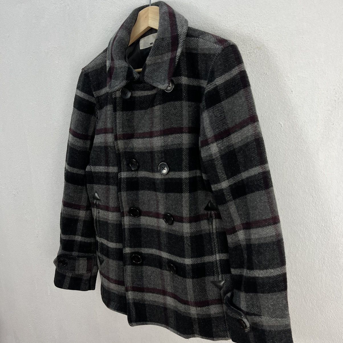 Japanese Brand RARE JACKET HARE TARTAN DESIGN DOUBLE BREAST STYLE Size US M / EU 48-50 / 2 - 10 Thumbnail