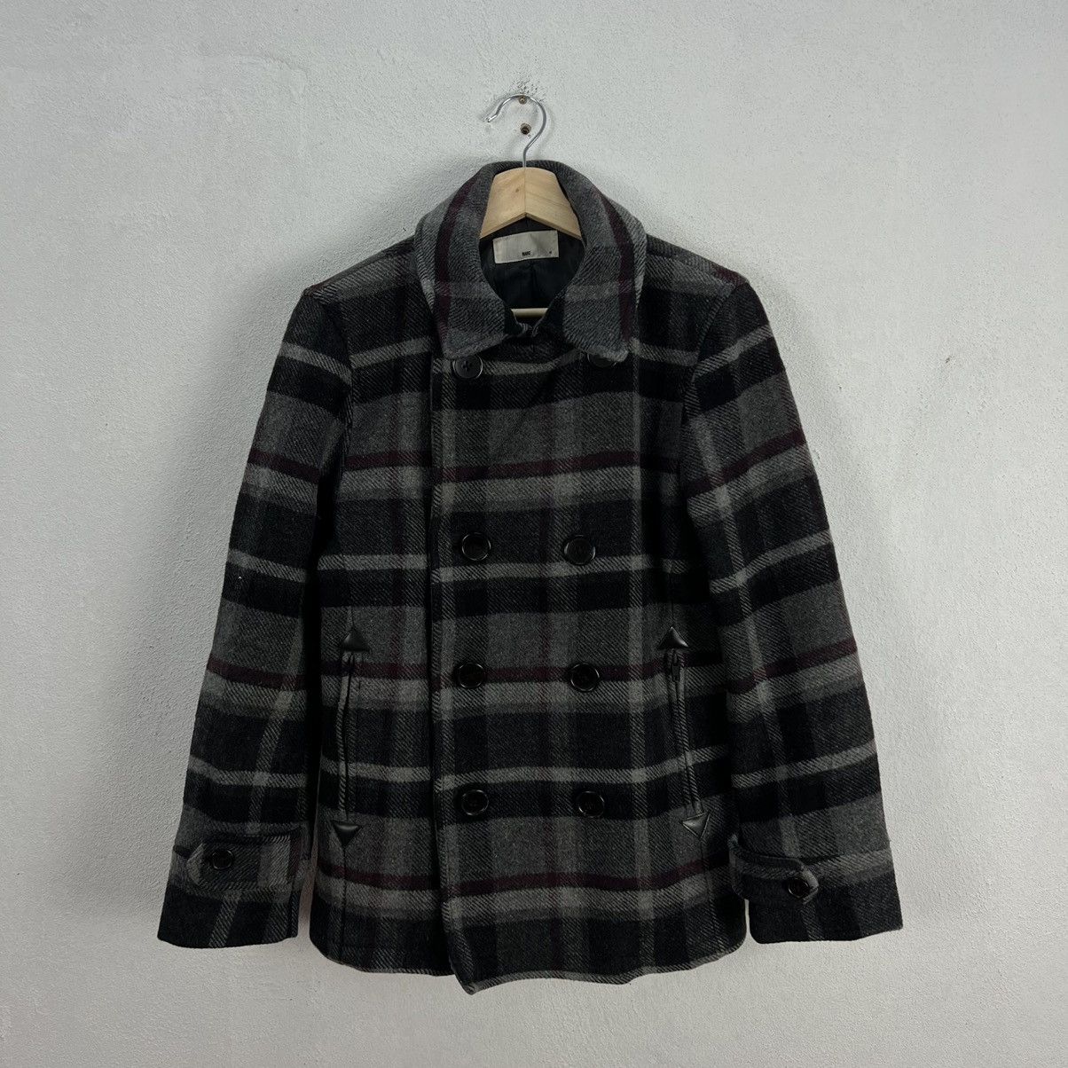 Japanese Brand RARE JACKET HARE TARTAN DESIGN DOUBLE BREAST STYLE Size US M / EU 48-50 / 2 - 9 Thumbnail
