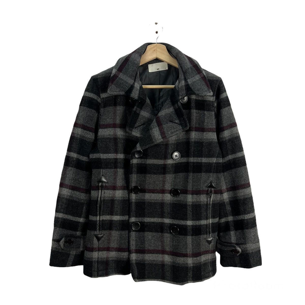 Japanese Brand RARE JACKET HARE TARTAN DESIGN DOUBLE BREAST STYLE Size US M / EU 48-50 / 2 - 1 Thumbnail