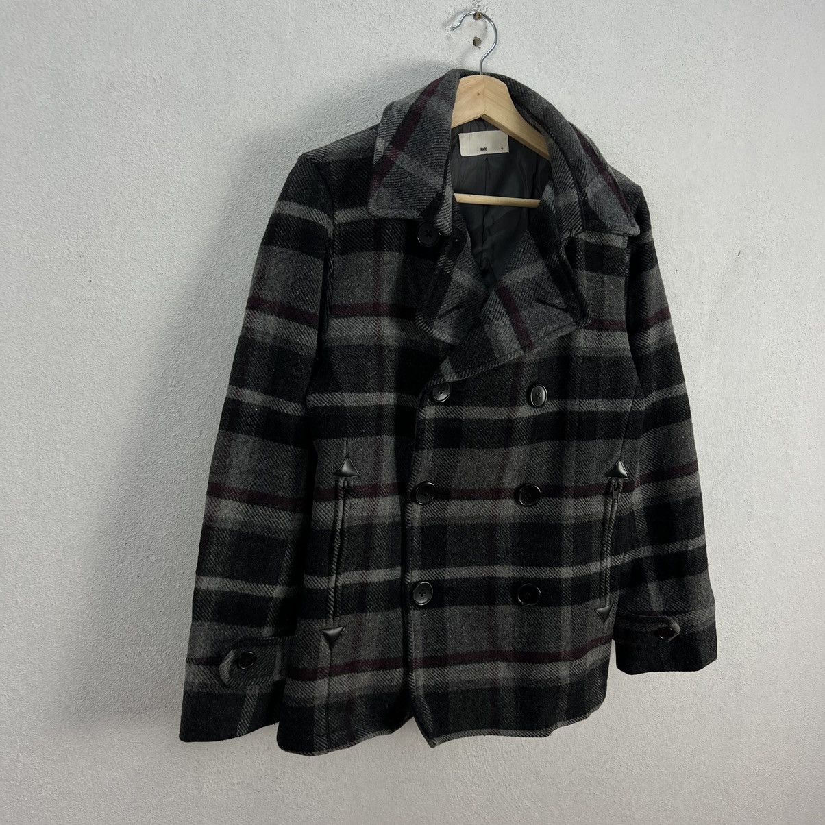 Japanese Brand RARE JACKET HARE TARTAN DESIGN DOUBLE BREAST STYLE Size US M / EU 48-50 / 2 - 2 Thumbnail