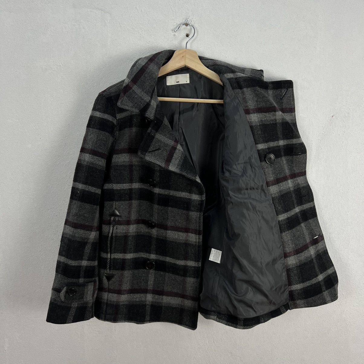 Japanese Brand RARE JACKET HARE TARTAN DESIGN DOUBLE BREAST STYLE Size US M / EU 48-50 / 2 - 11 Thumbnail