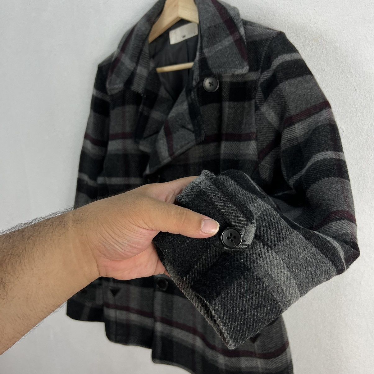 Japanese Brand RARE JACKET HARE TARTAN DESIGN DOUBLE BREAST STYLE Size US M / EU 48-50 / 2 - 6 Thumbnail