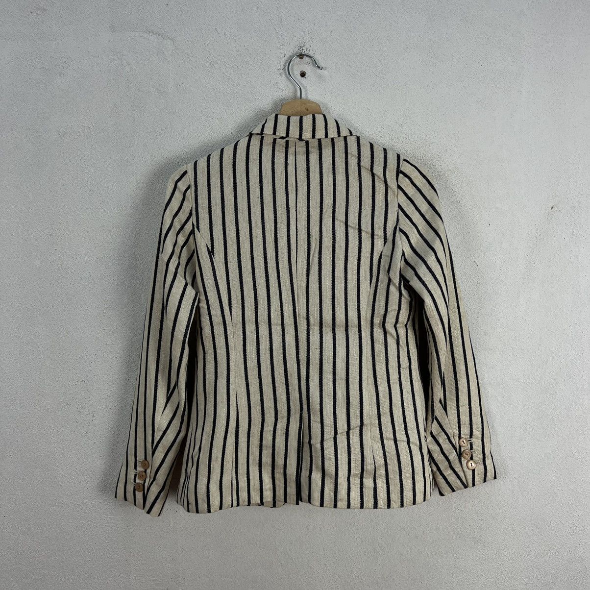 Japanese Brand RARE Z’EPHYR D’PARIS FABRIC OF JAPAN STRIPED JACKET DESIGN Size US S / EU 44-46 / 1 - 7 Thumbnail