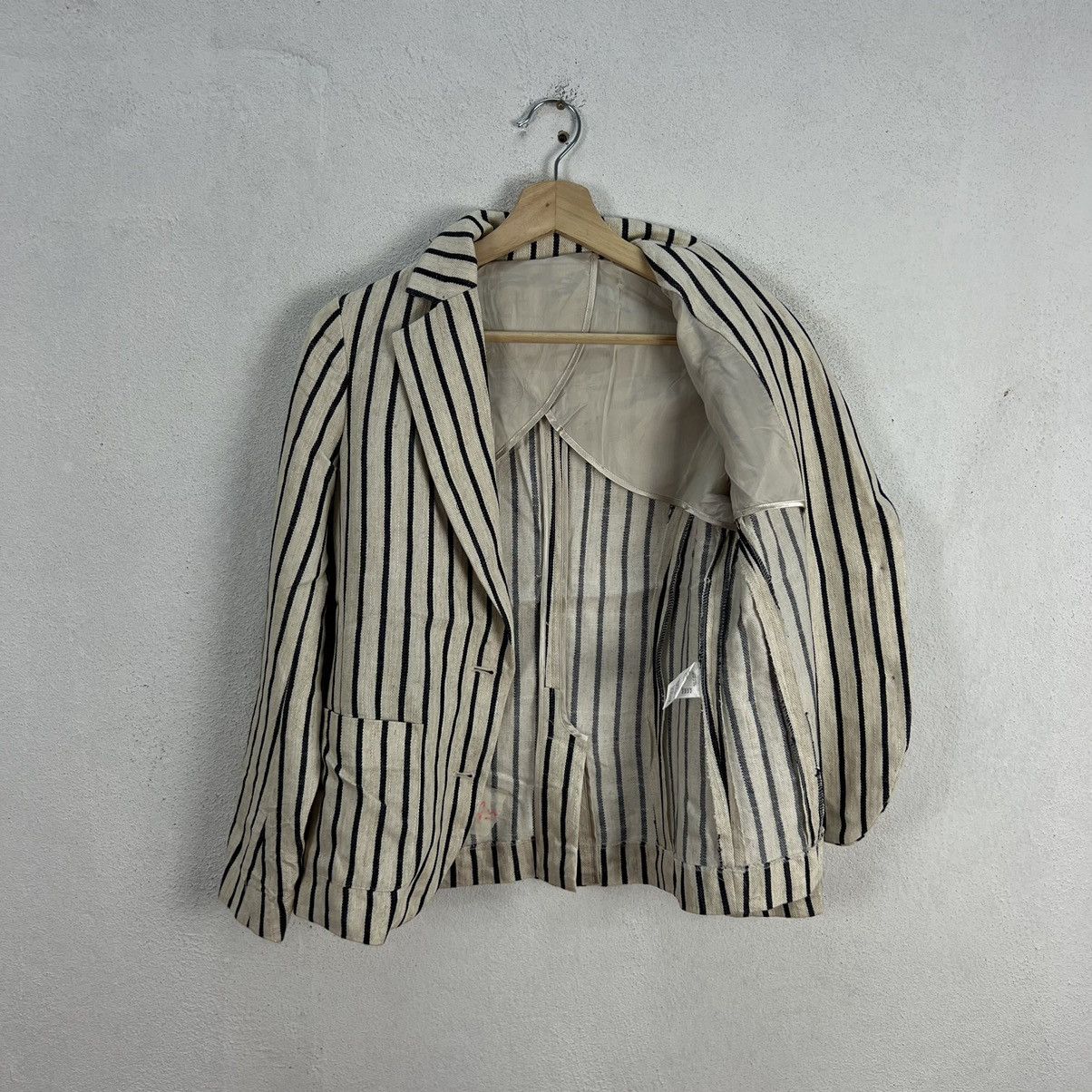 Japanese Brand RARE Z’EPHYR D’PARIS FABRIC OF JAPAN STRIPED JACKET DESIGN Size US S / EU 44-46 / 1 - 9 Thumbnail