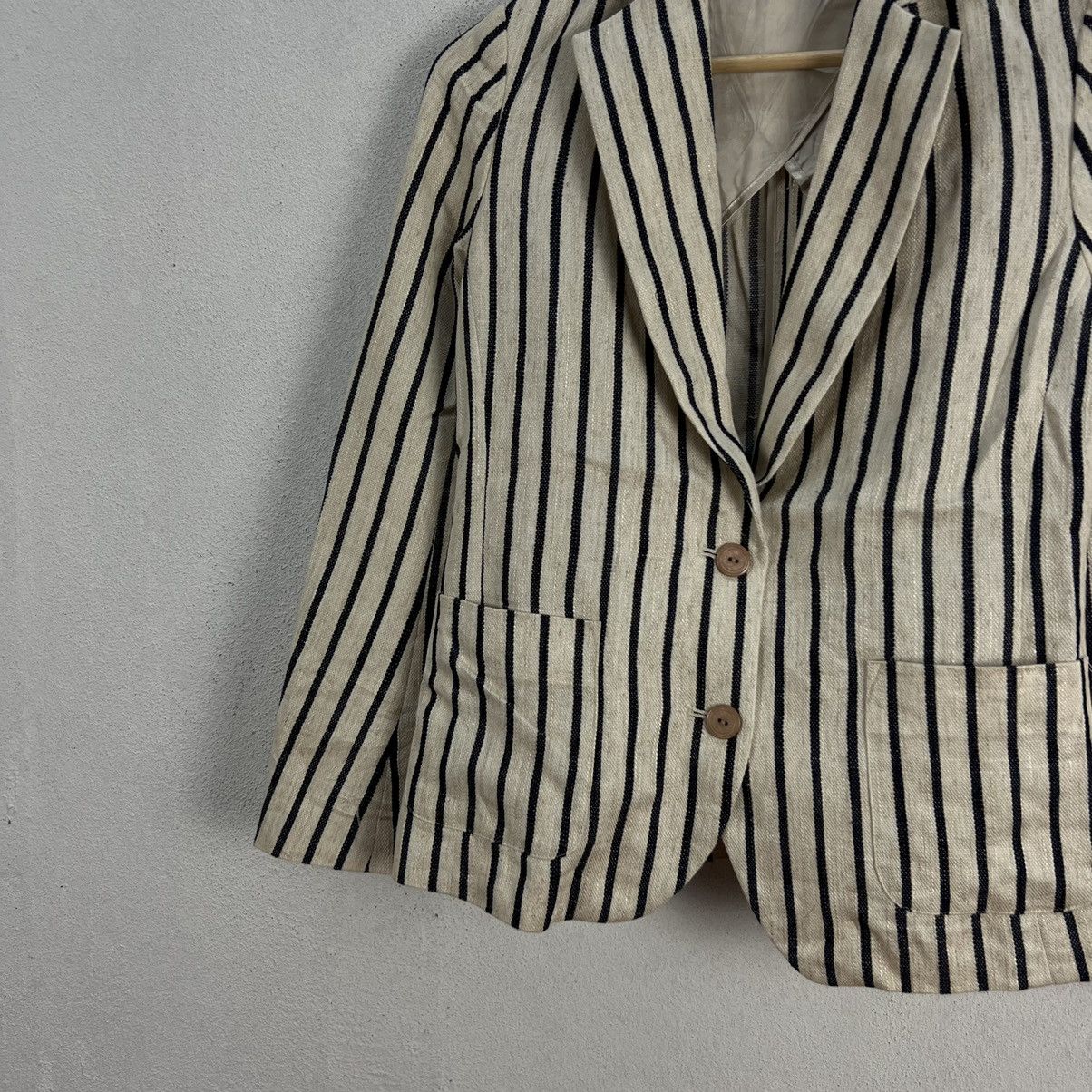 Japanese Brand RARE Z’EPHYR D’PARIS FABRIC OF JAPAN STRIPED JACKET DESIGN Size US S / EU 44-46 / 1 - 4 Thumbnail