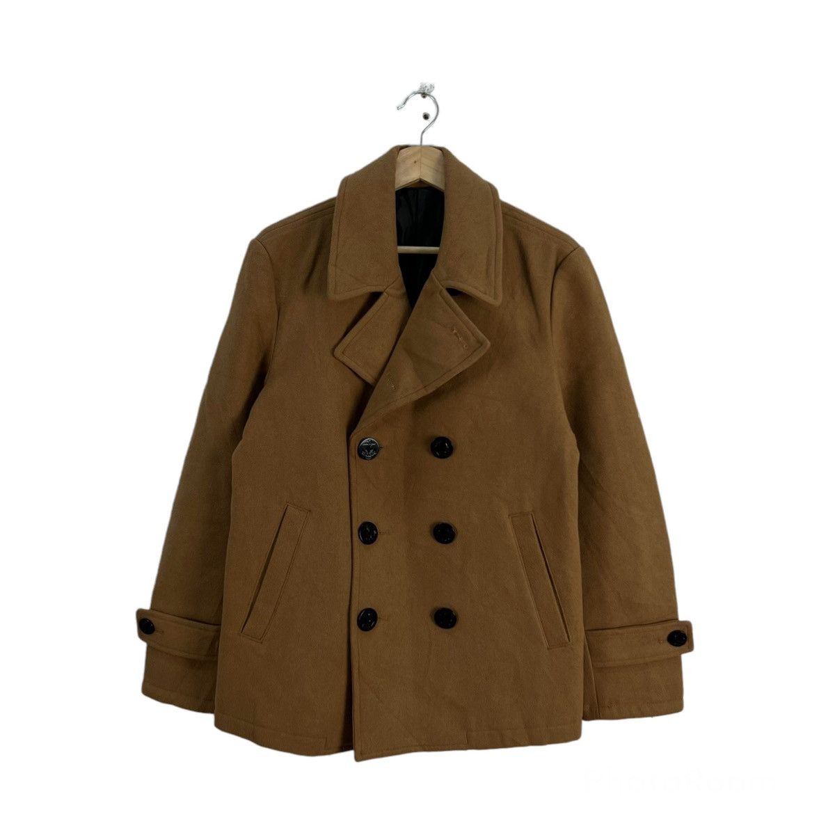 Japanese Brand VINTAGE DOUBLE BREAST WOOL JACKET DENIME JAPAN Size US L / EU 52-54 / 3 - 1 Thumbnail