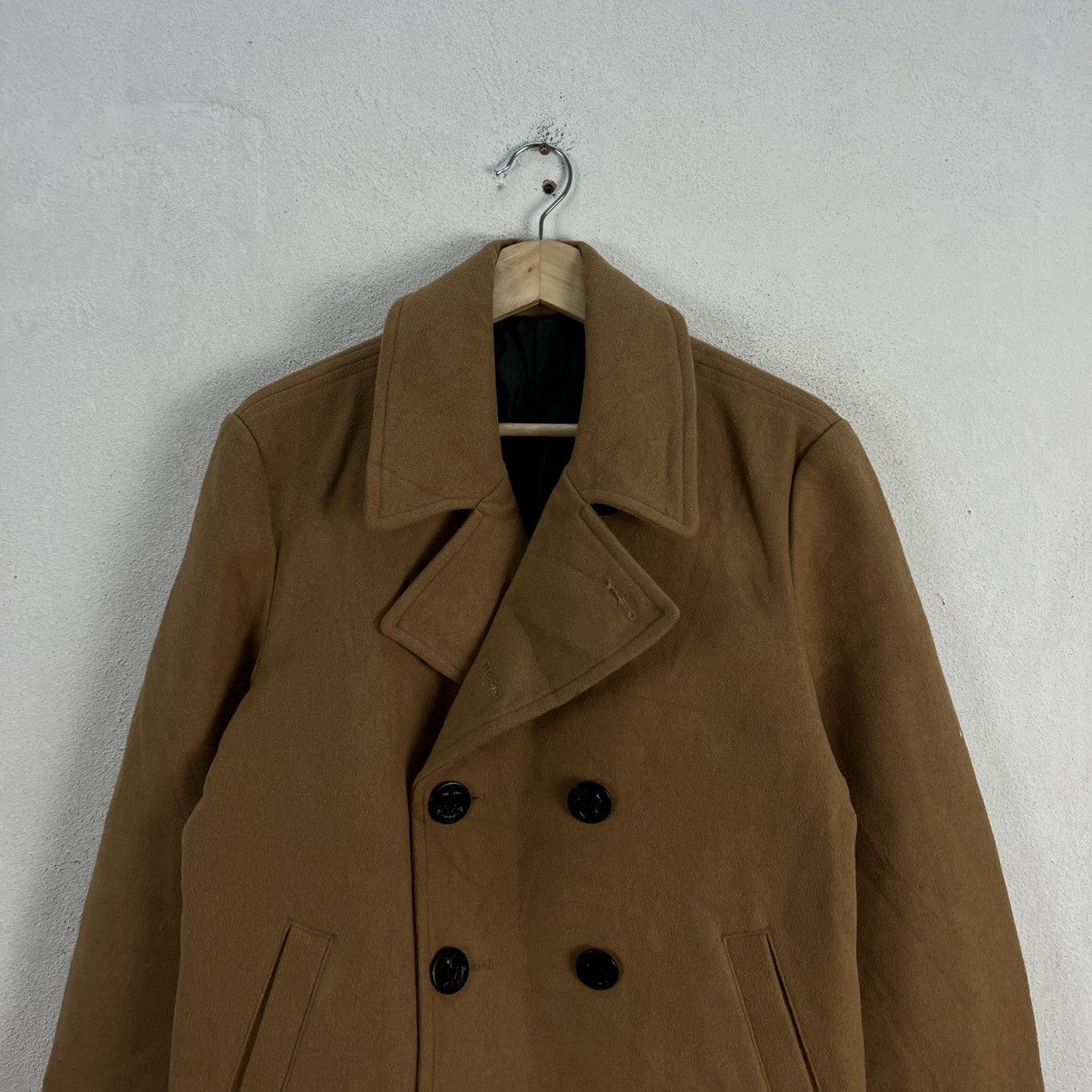 Japanese Brand VINTAGE DOUBLE BREAST WOOL JACKET DENIME JAPAN Size US L / EU 52-54 / 3 - 3 Thumbnail