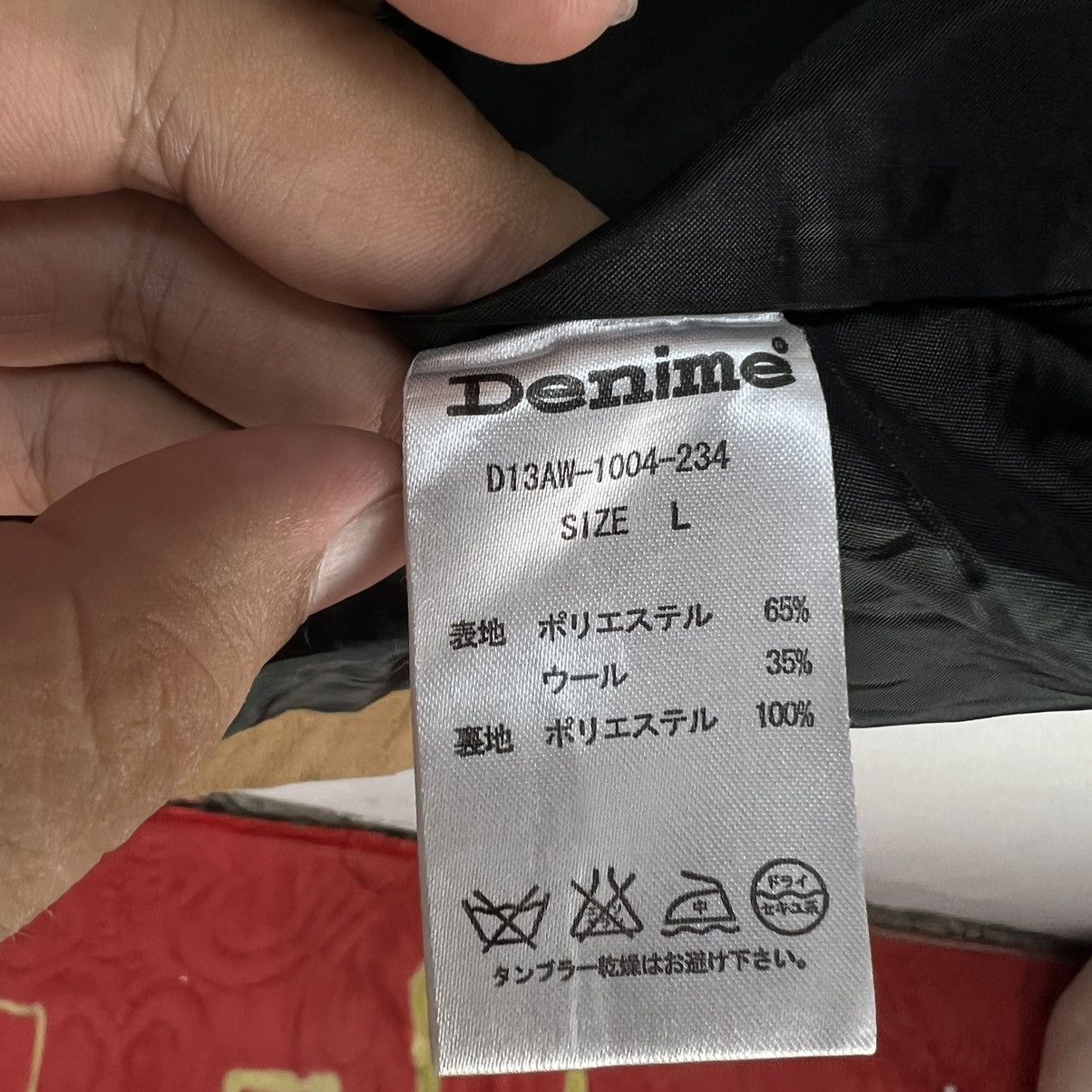 Japanese Brand VINTAGE DOUBLE BREAST WOOL JACKET DENIME JAPAN Size US L / EU 52-54 / 3 - 10 Thumbnail