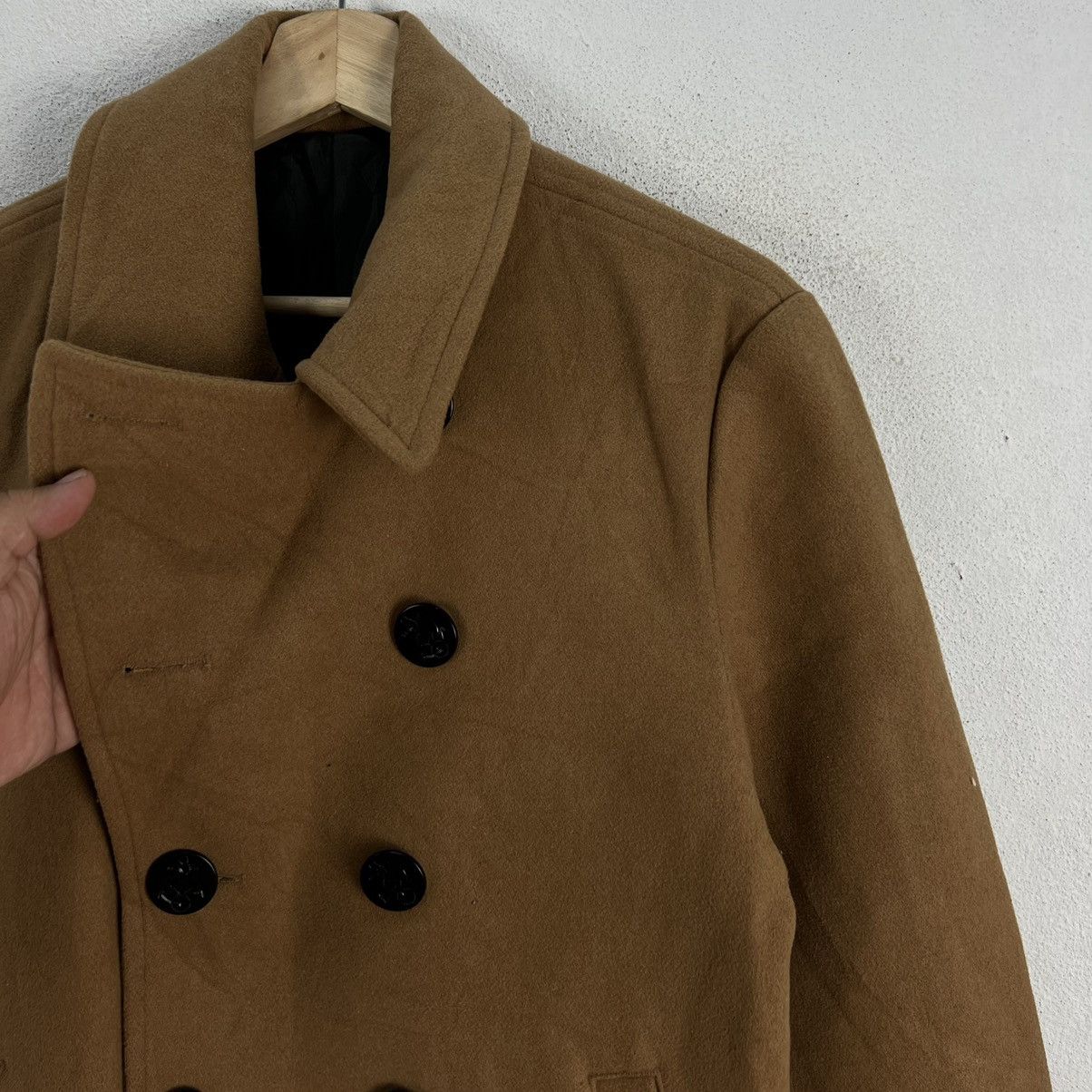 Japanese Brand VINTAGE DOUBLE BREAST WOOL JACKET DENIME JAPAN Size US L / EU 52-54 / 3 - 4 Thumbnail