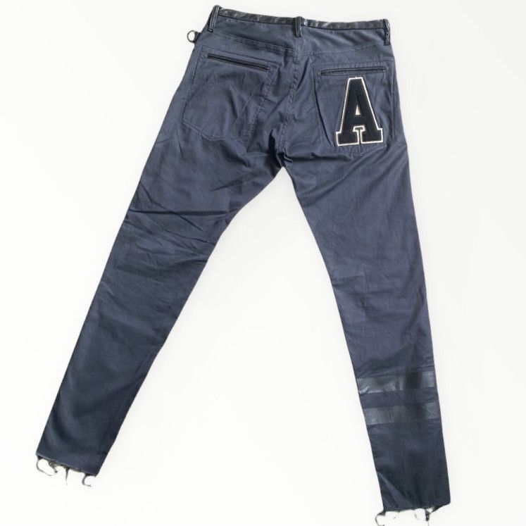 Undercover SS18 Leather Waist Wool Vasity Patch Jeans Size US 29 - 2 Thumbnail