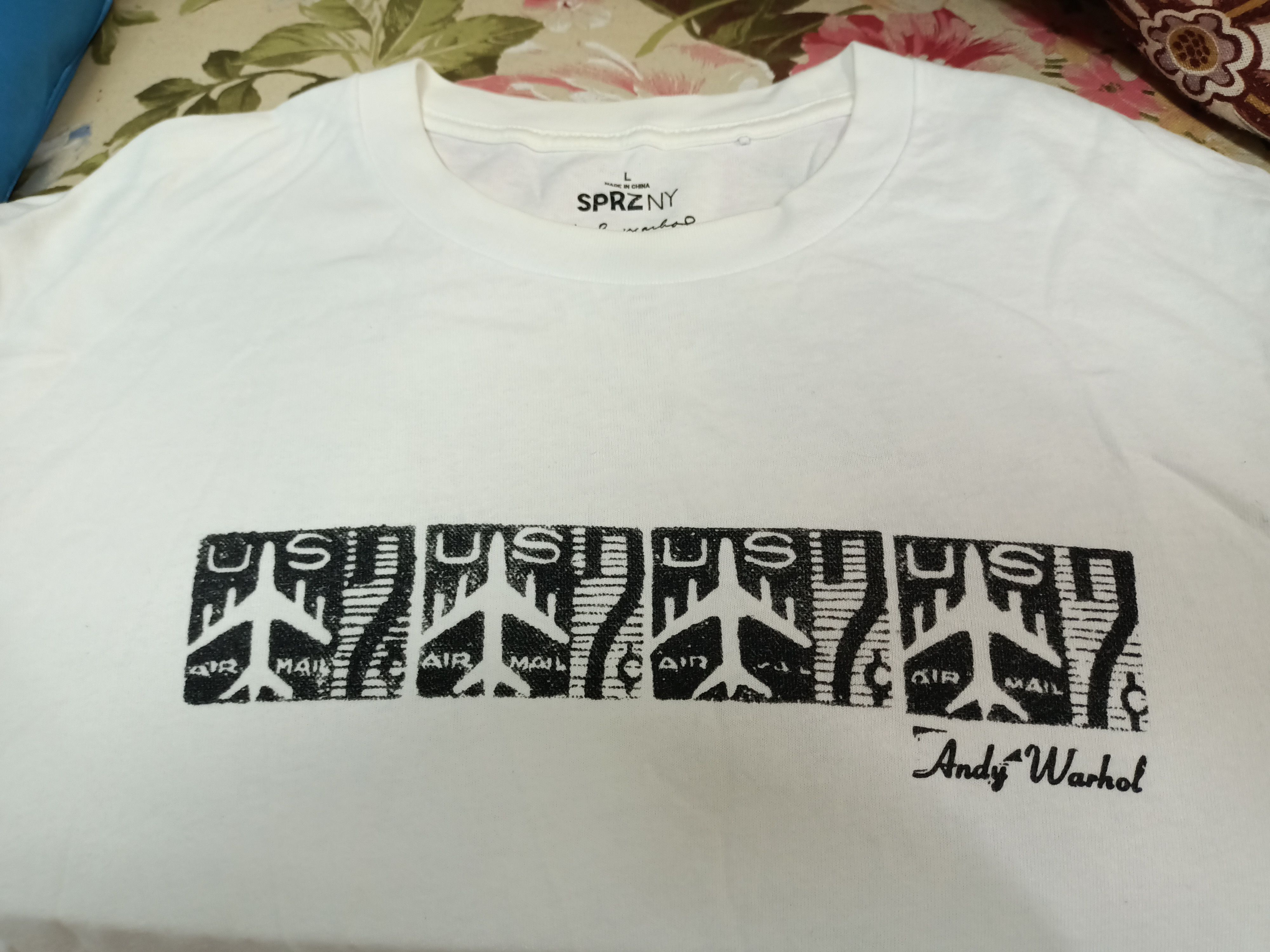 Andy Warhol × Uniqlo Andy Warhol Visit New York art t-shirt by Uniqlo Size US L / EU 52-54 / 3 - 4 Thumbnail