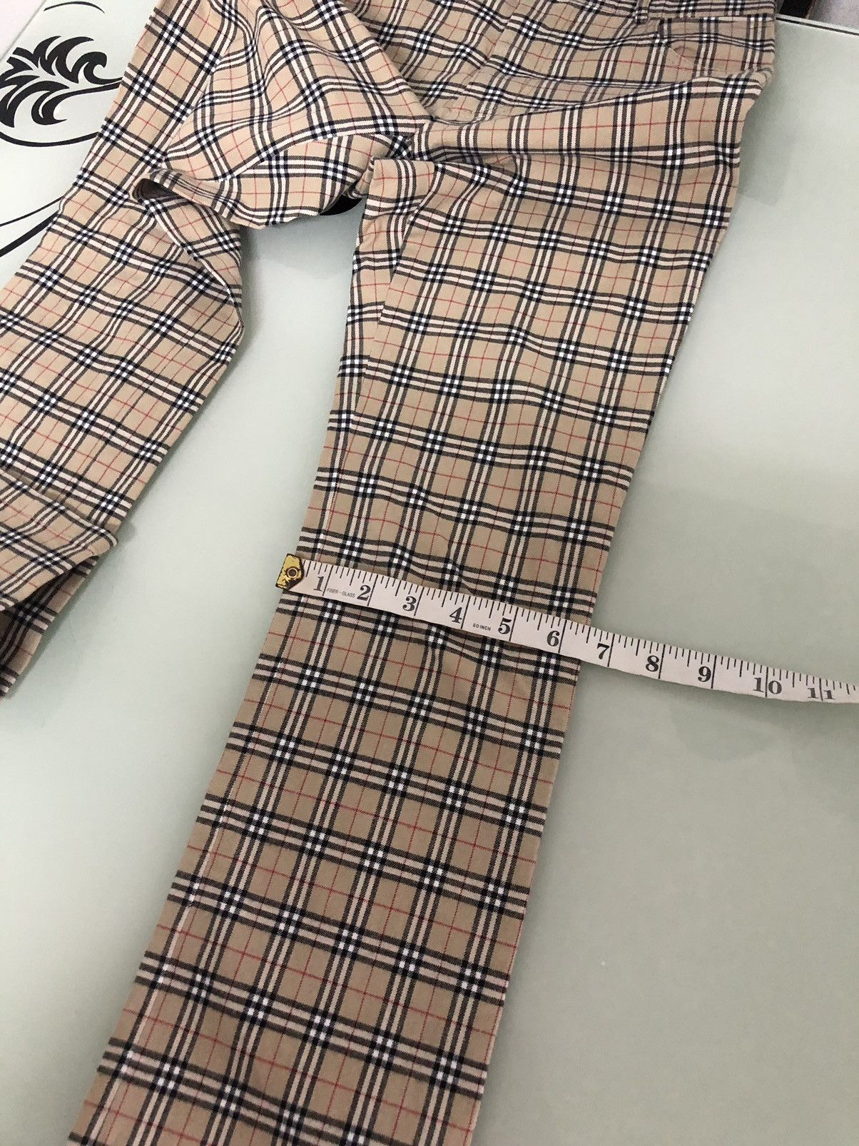 Burberry Vintage Burberry Nova Check Stretchable Blue Tag Pants Size 27" / US 4 / IT 40 - 20 Thumbnail