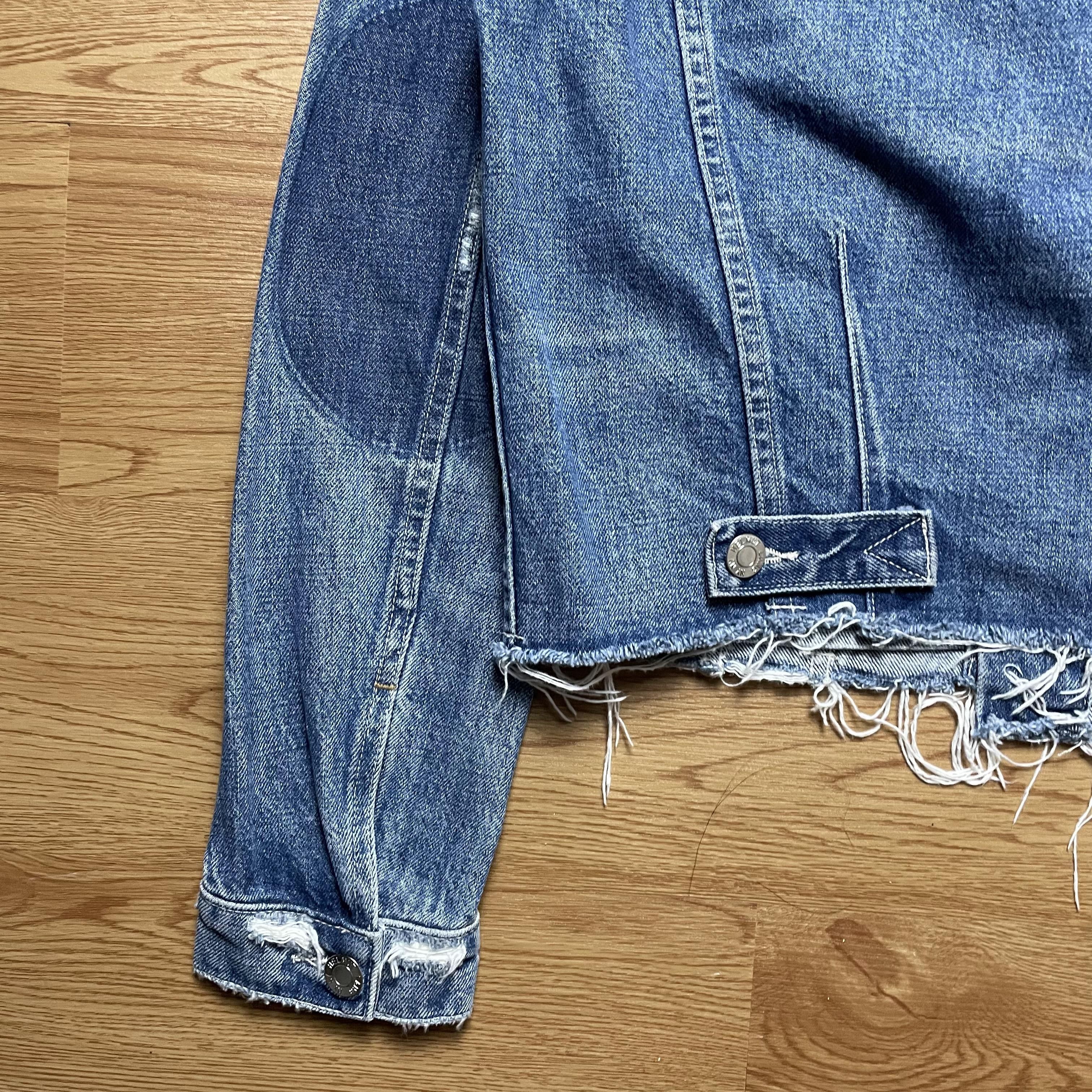 Helmut Lang Distressed Deconstructed Denim Jacket
