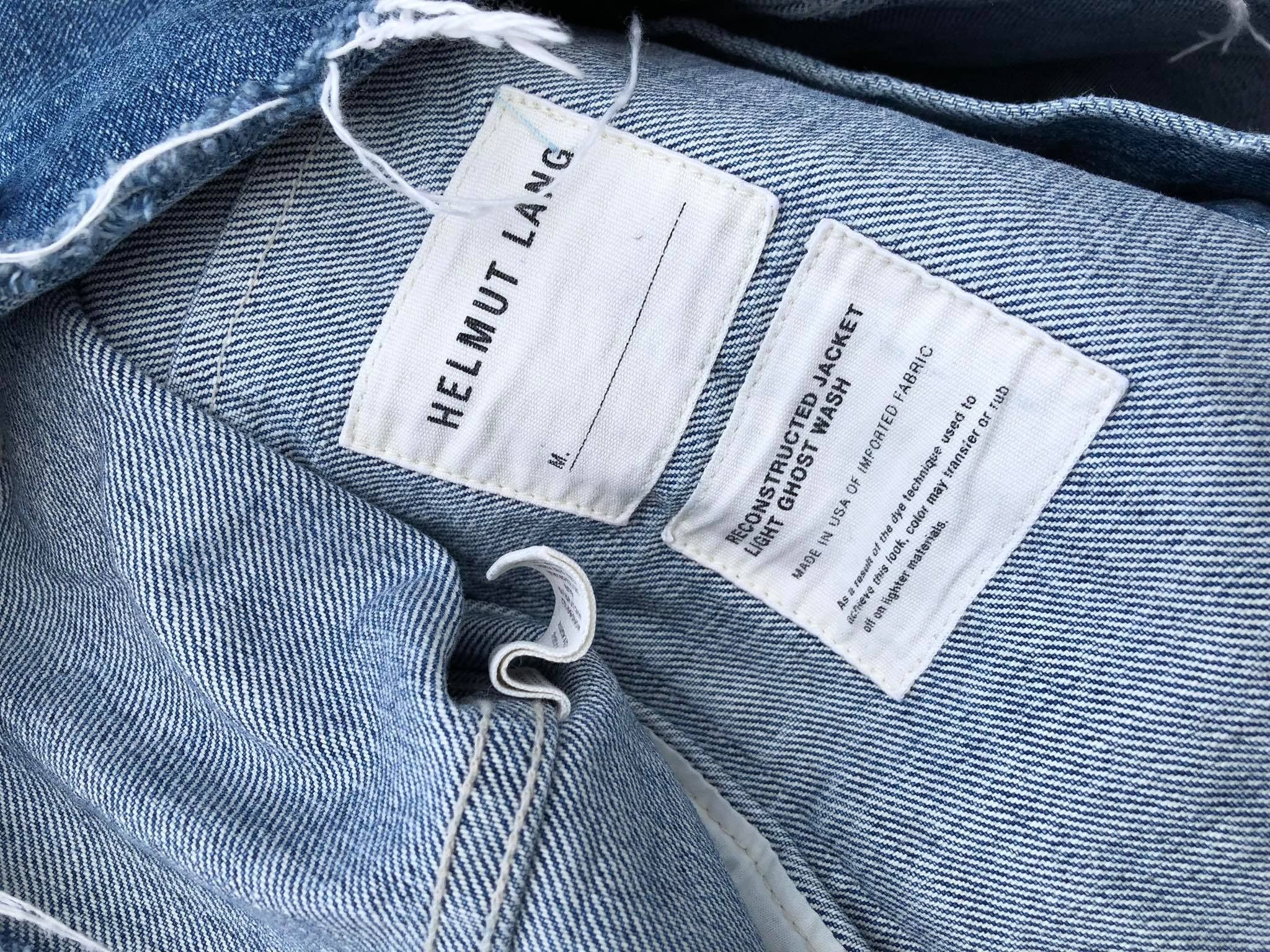 Helmut Lang Distressed Deconstructed Denim Jacket