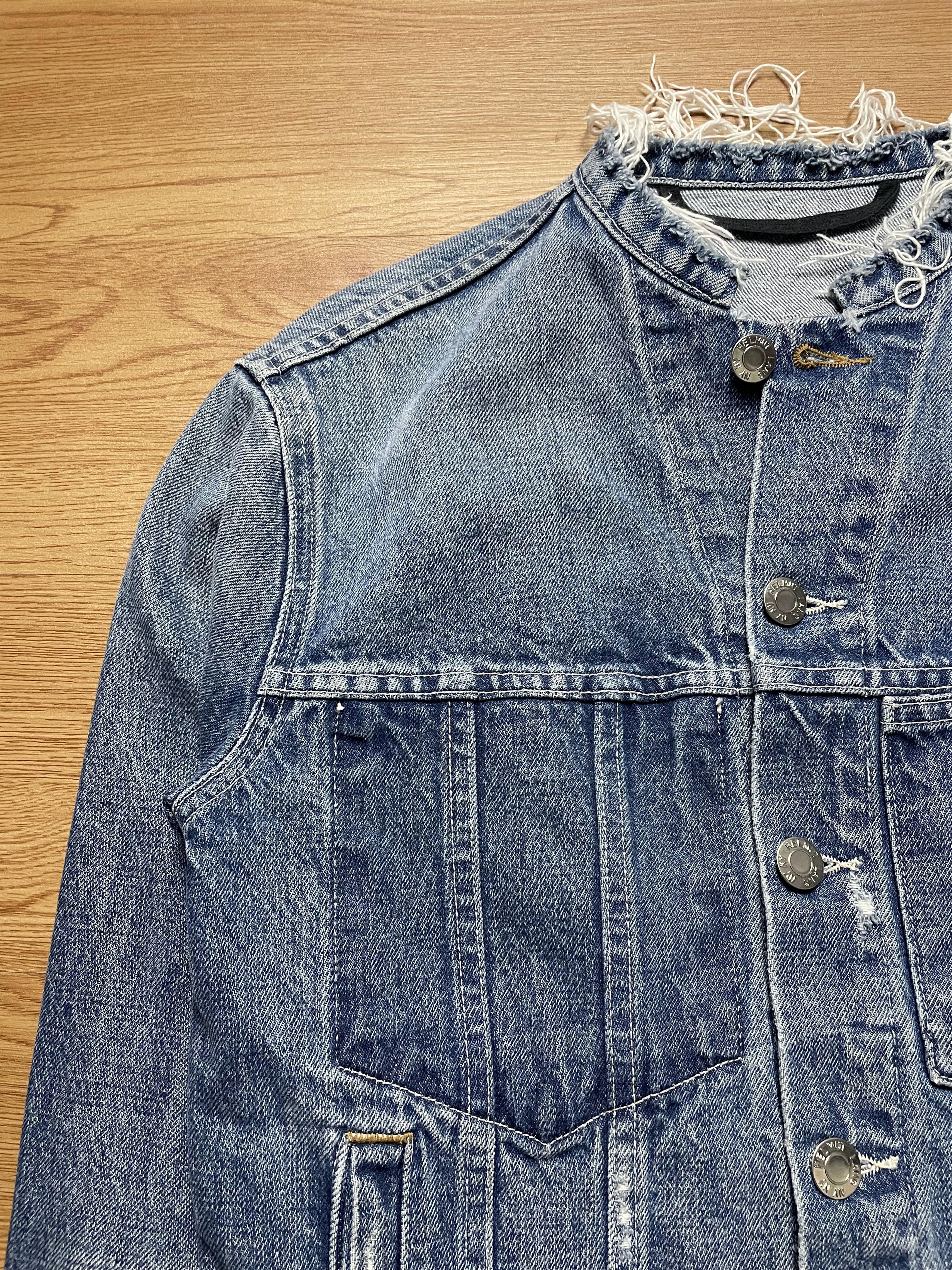 Helmut Lang Distressed Deconstructed Denim Jacket