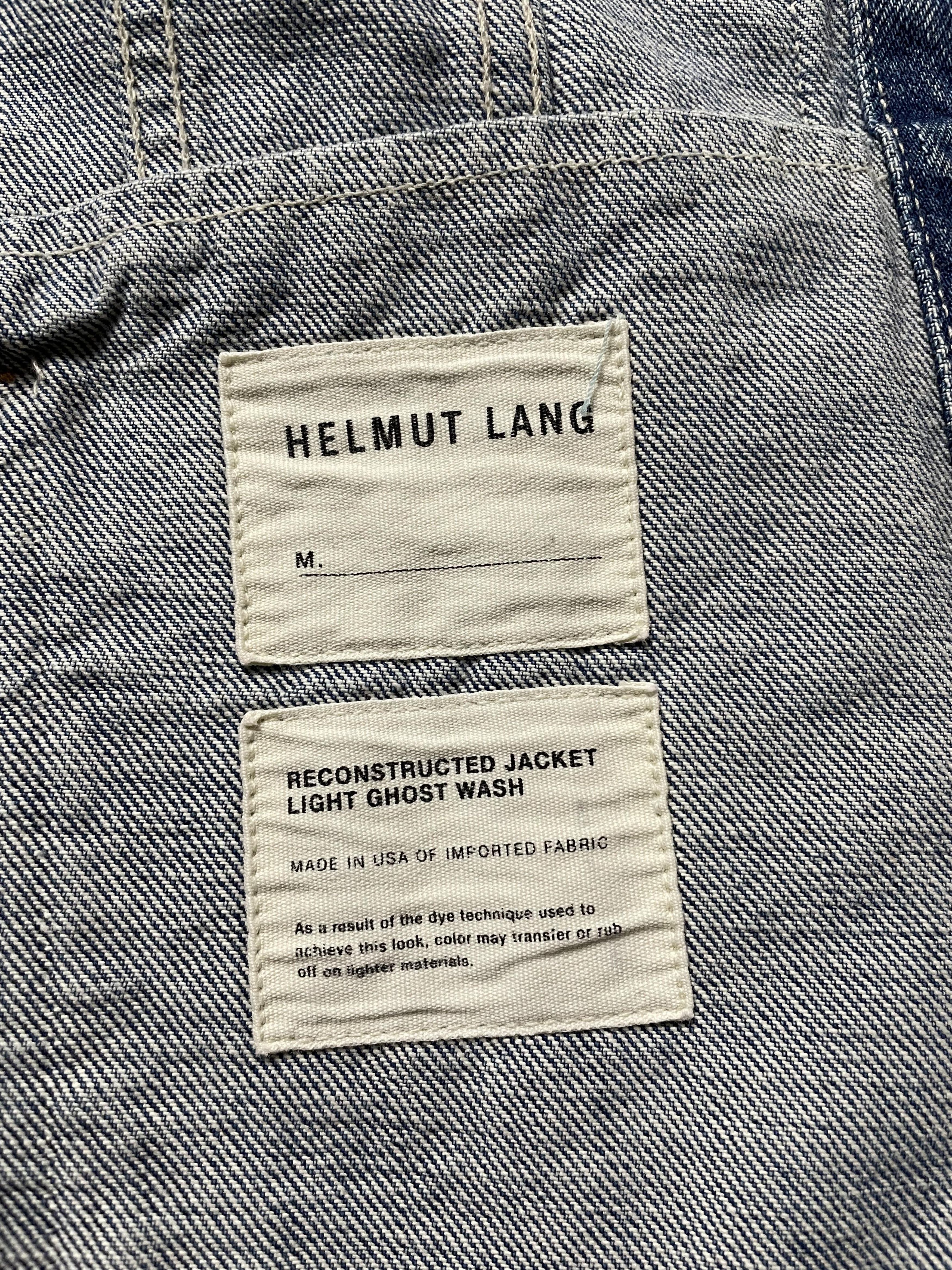 Helmut Lang Distressed Deconstructed Denim Jacket