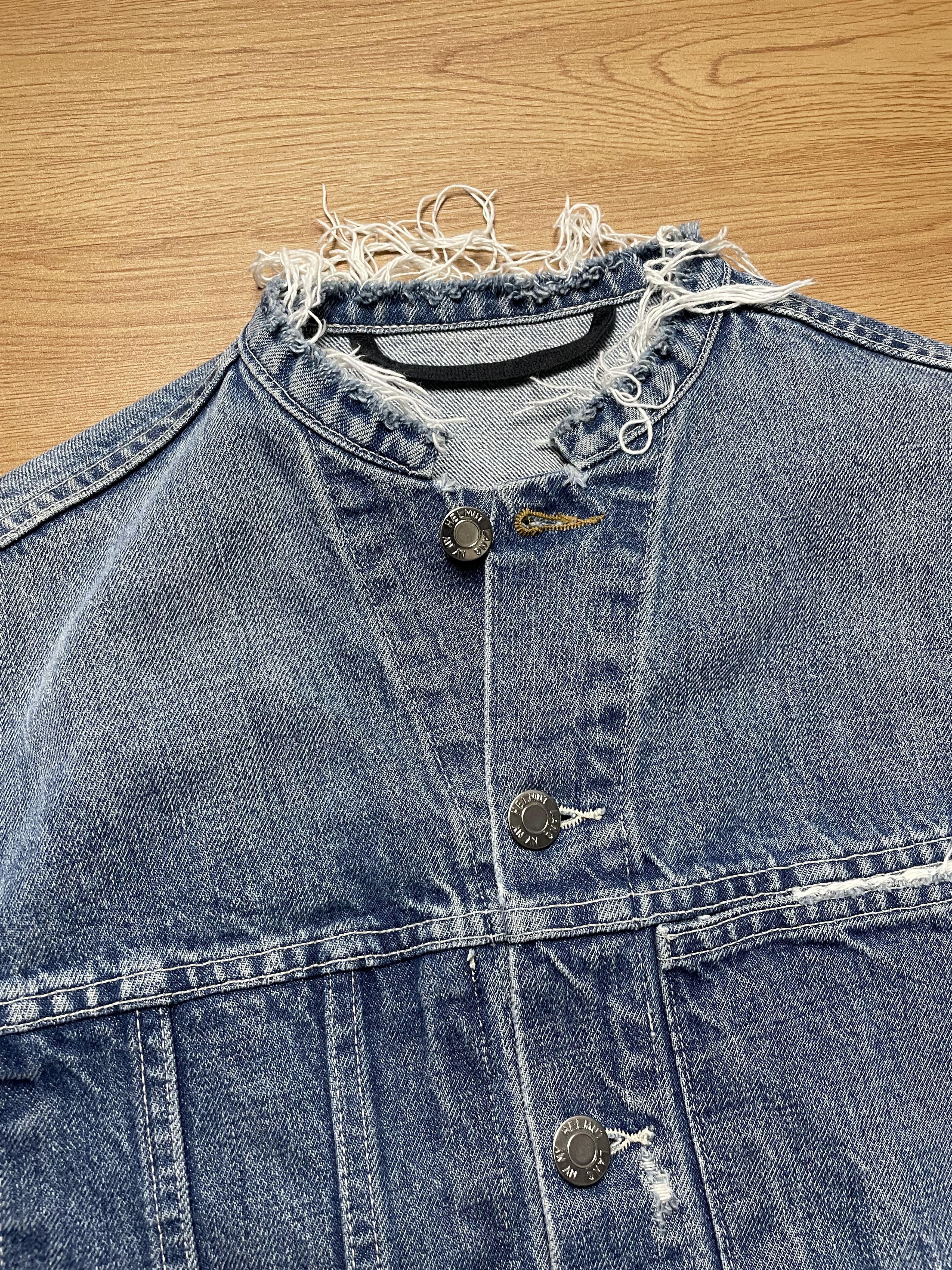 Helmut Lang Distressed Deconstructed Denim Jacket