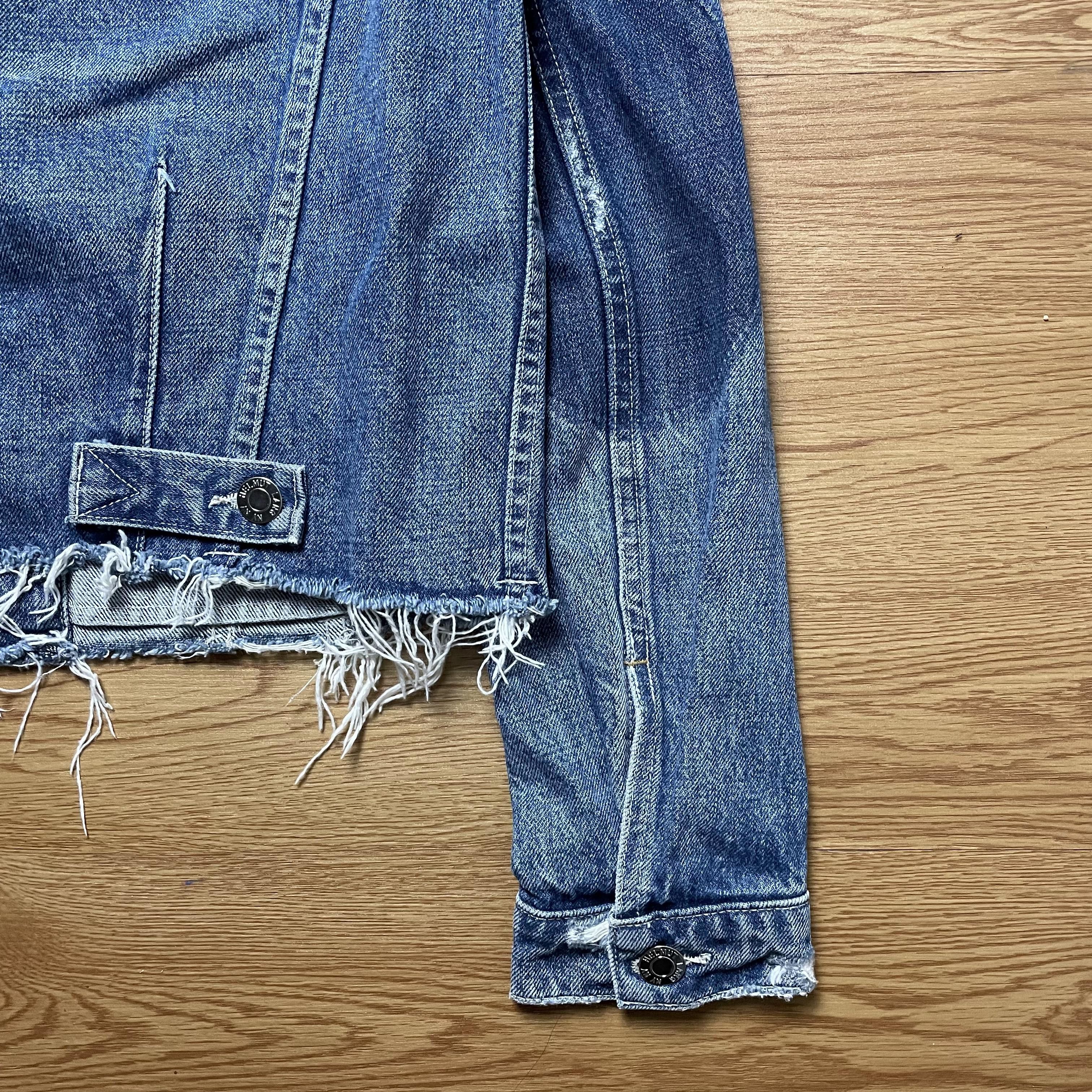 Helmut Lang Distressed Deconstructed Denim Jacket