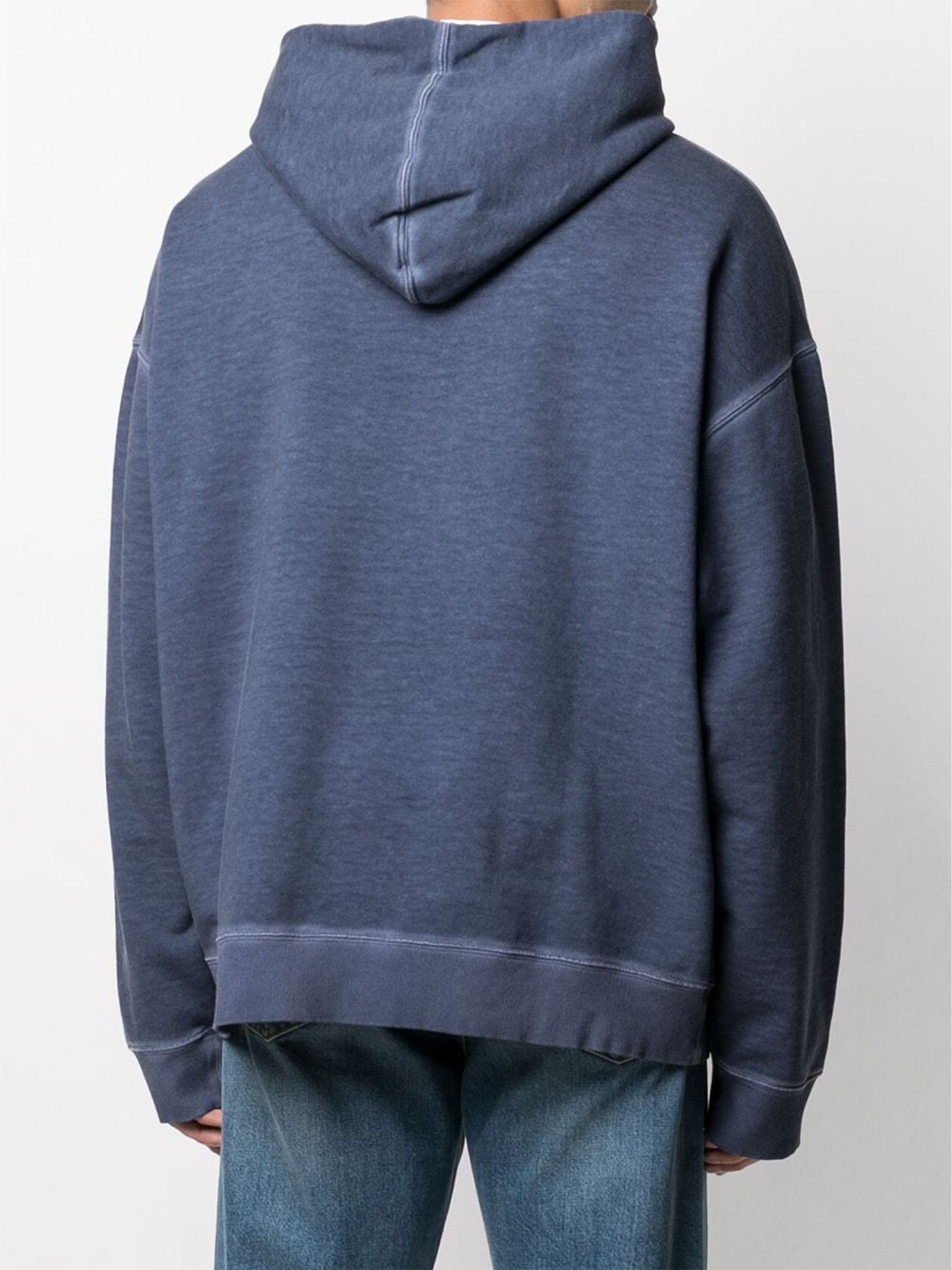 Maison Margiela Hooded Sweatshirt in Slate Blue Size US M / EU 48-50 / 2 - 3 Thumbnail