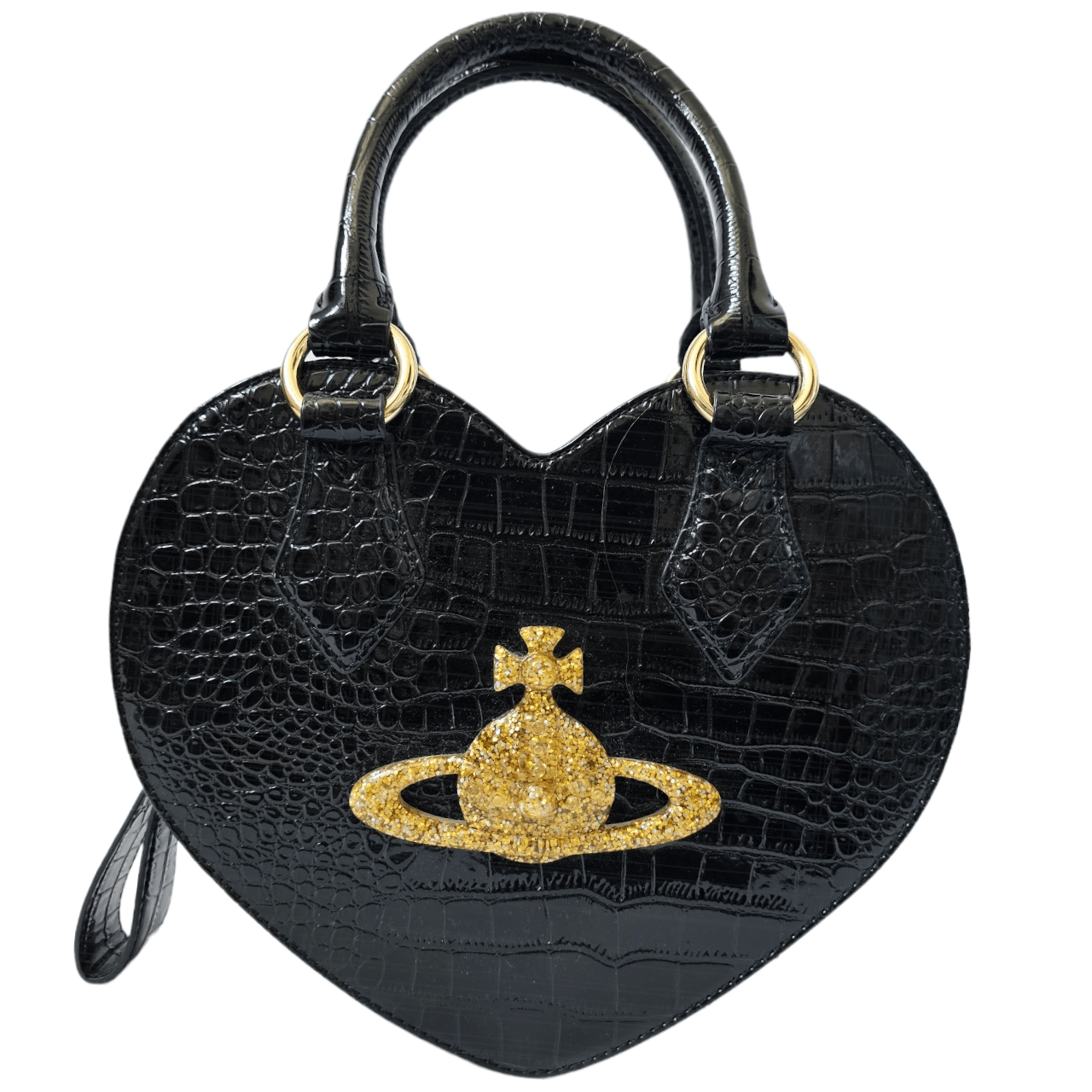 Vivienne Westwood Vivienne Westwood Black Heart Chancery Handbag ...