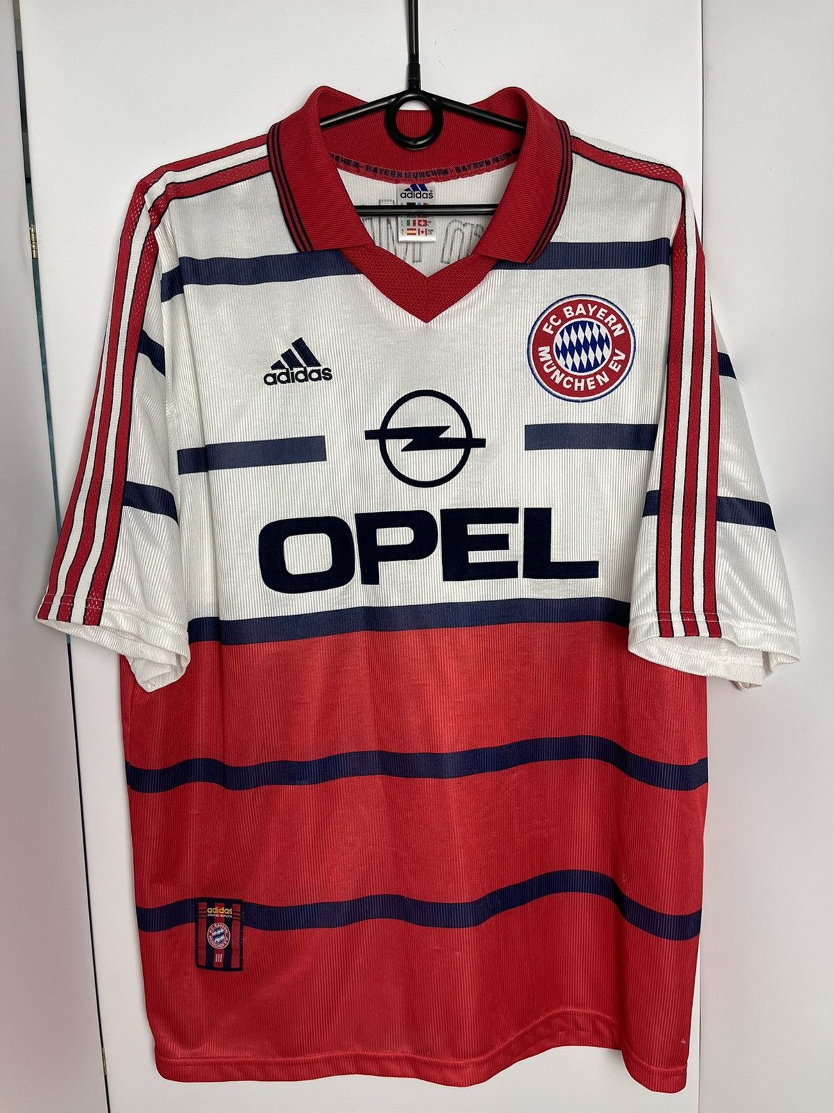 Vintage Soccer jersey Bayern Munich Opel size L