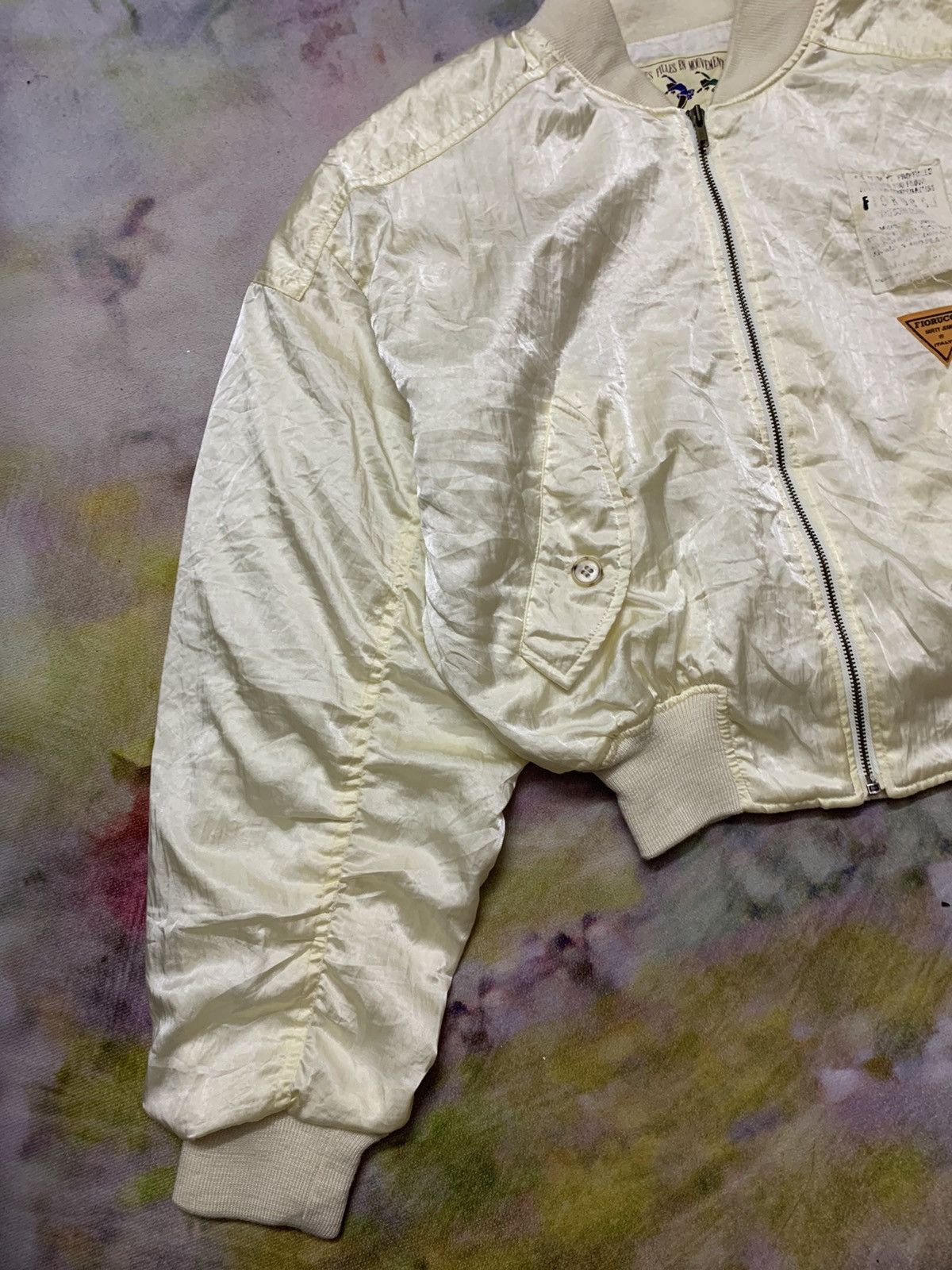 Fiorucci × Vintage Vintage FIORUCCI Cropped Bomber MA-1 Size US M / EU 48-50 / 2 - 3 Thumbnail