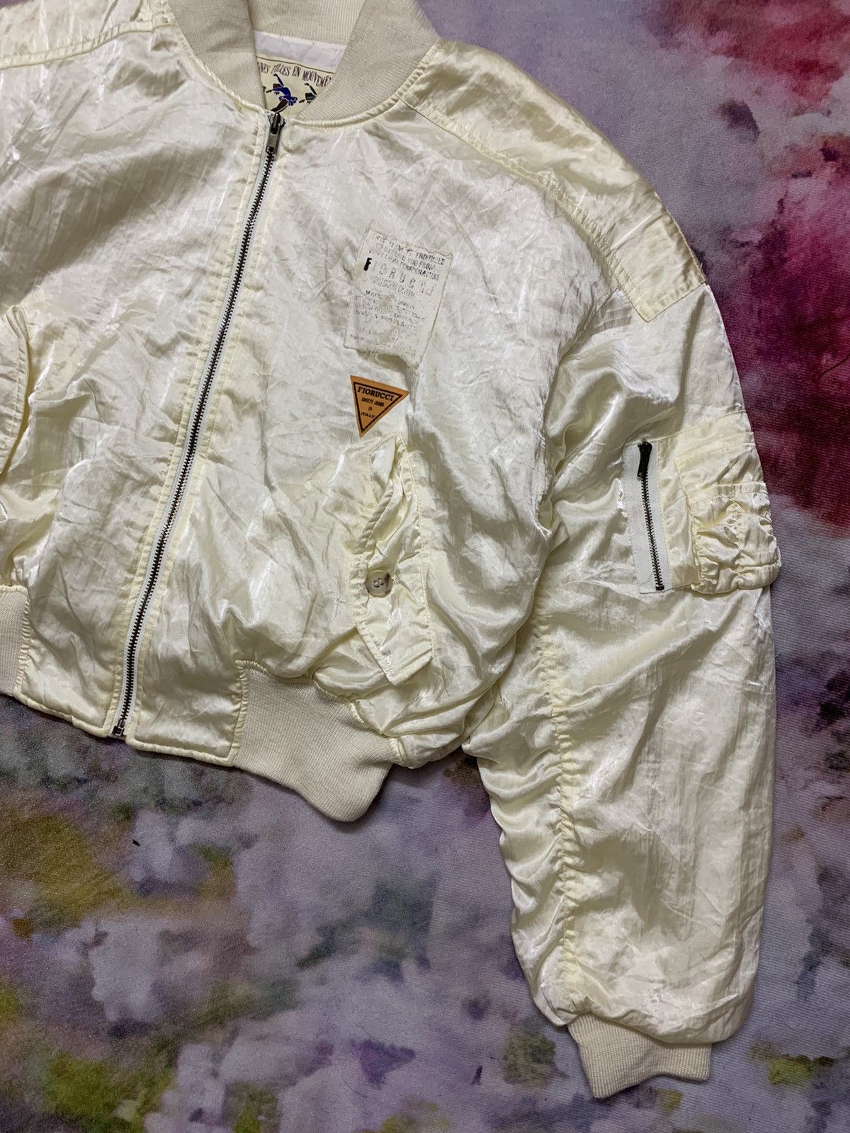 Fiorucci × Vintage Vintage FIORUCCI Cropped Bomber MA-1 Size US M / EU 48-50 / 2 - 4 Thumbnail