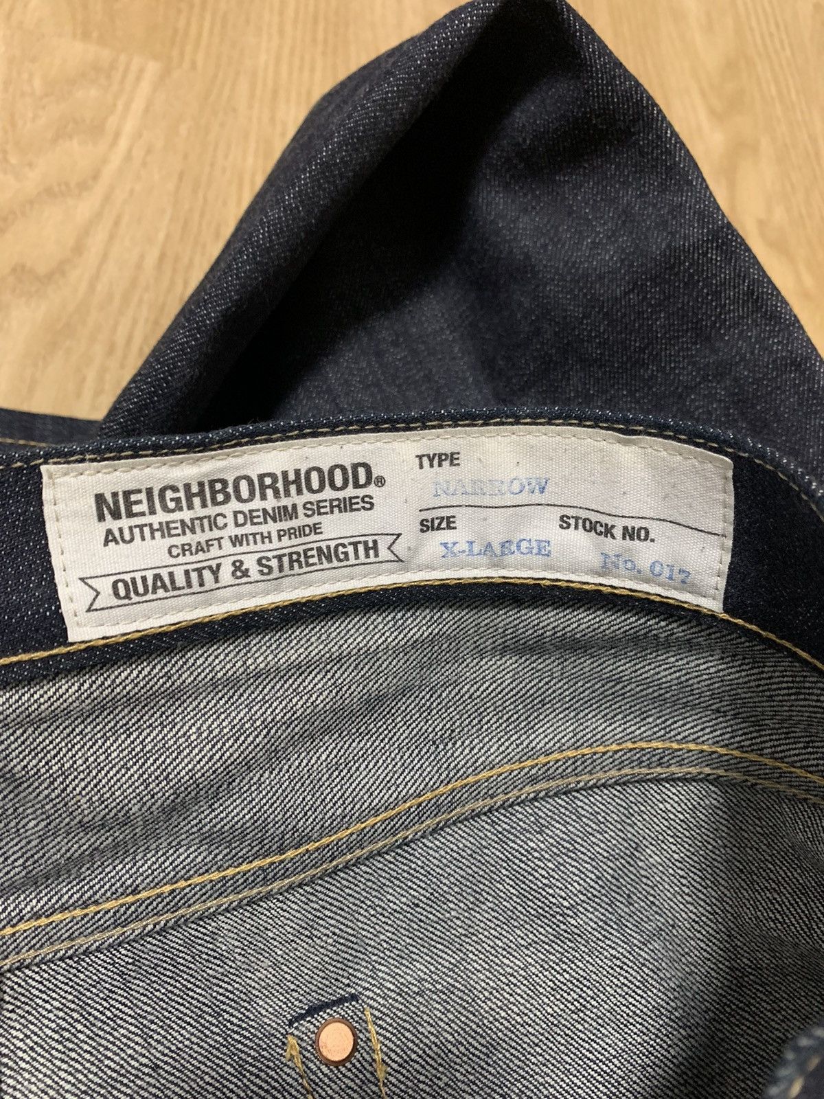 Neighborhood NBHD Neighborhood Selvedge Rigid Narrow 14oz Size US 38 / EU 54 - 11 Thumbnail