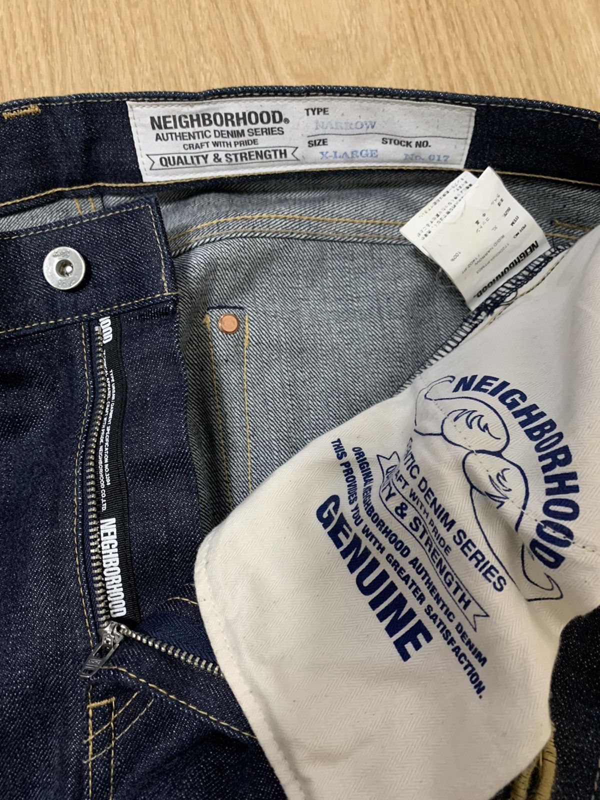 Neighborhood NBHD Neighborhood Selvedge Rigid Narrow 14oz Size US 38 / EU 54 - 5 Thumbnail