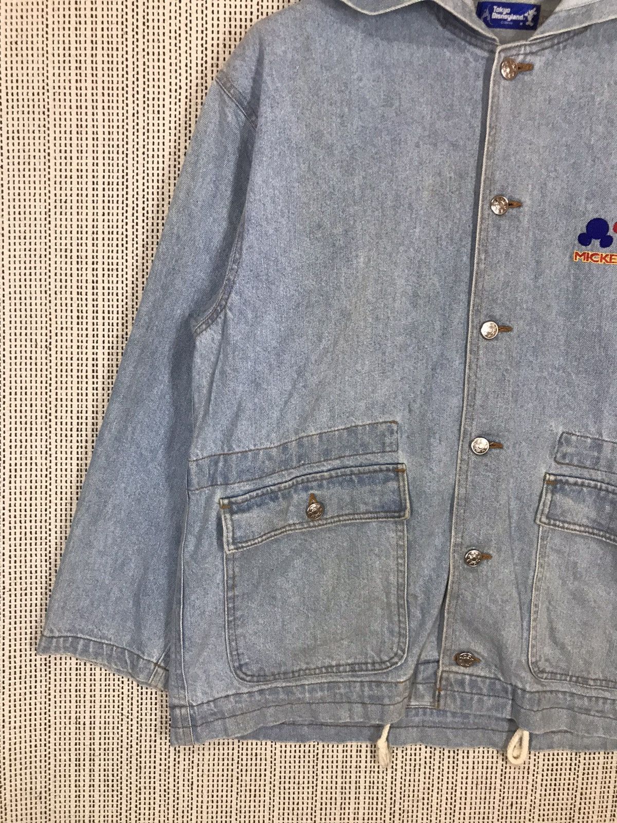 Disney × Japanese Brand × Mickey Mouse ‼️VINTAGE TOKYO DISNEYLAND PARKA MICKEY EMBROIDERY LOGO ‼️ Size US M / EU 48-50 / 2 - 4 Thumbnail