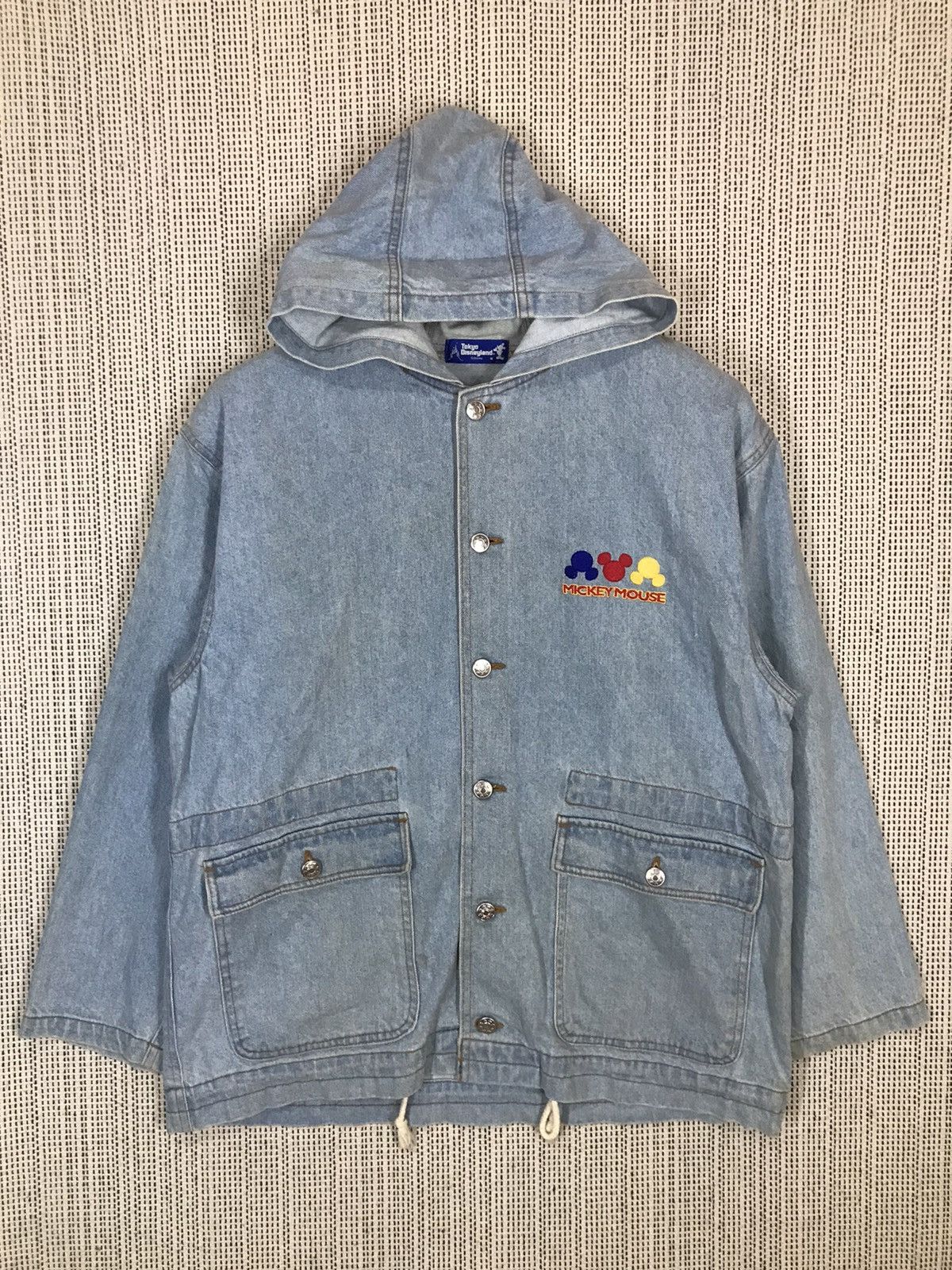 Disney × Japanese Brand × Mickey Mouse ‼️VINTAGE TOKYO DISNEYLAND PARKA MICKEY EMBROIDERY LOGO ‼️ Size US M / EU 48-50 / 2 - 2 Thumbnail