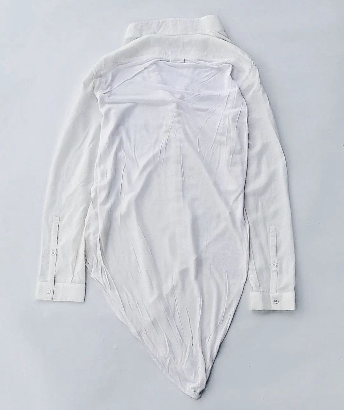 Helmut Lang Helmut Lang Asymmetric Shirt Button Down Size US M / EU 48-50 / 2 - 3 Thumbnail