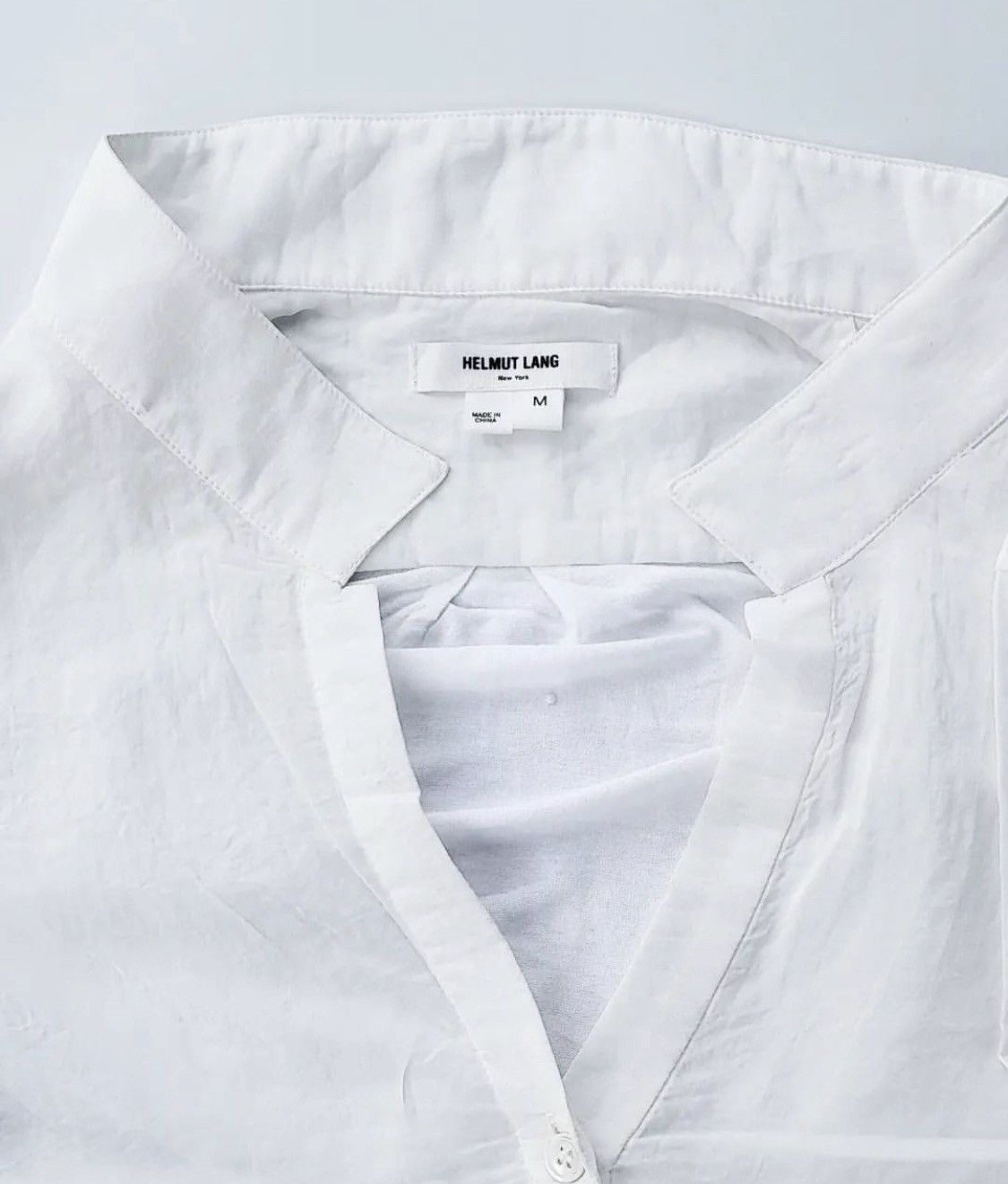 Helmut Lang Helmut Lang Asymmetric Shirt Button Down Size US M / EU 48-50 / 2 - 2 Thumbnail