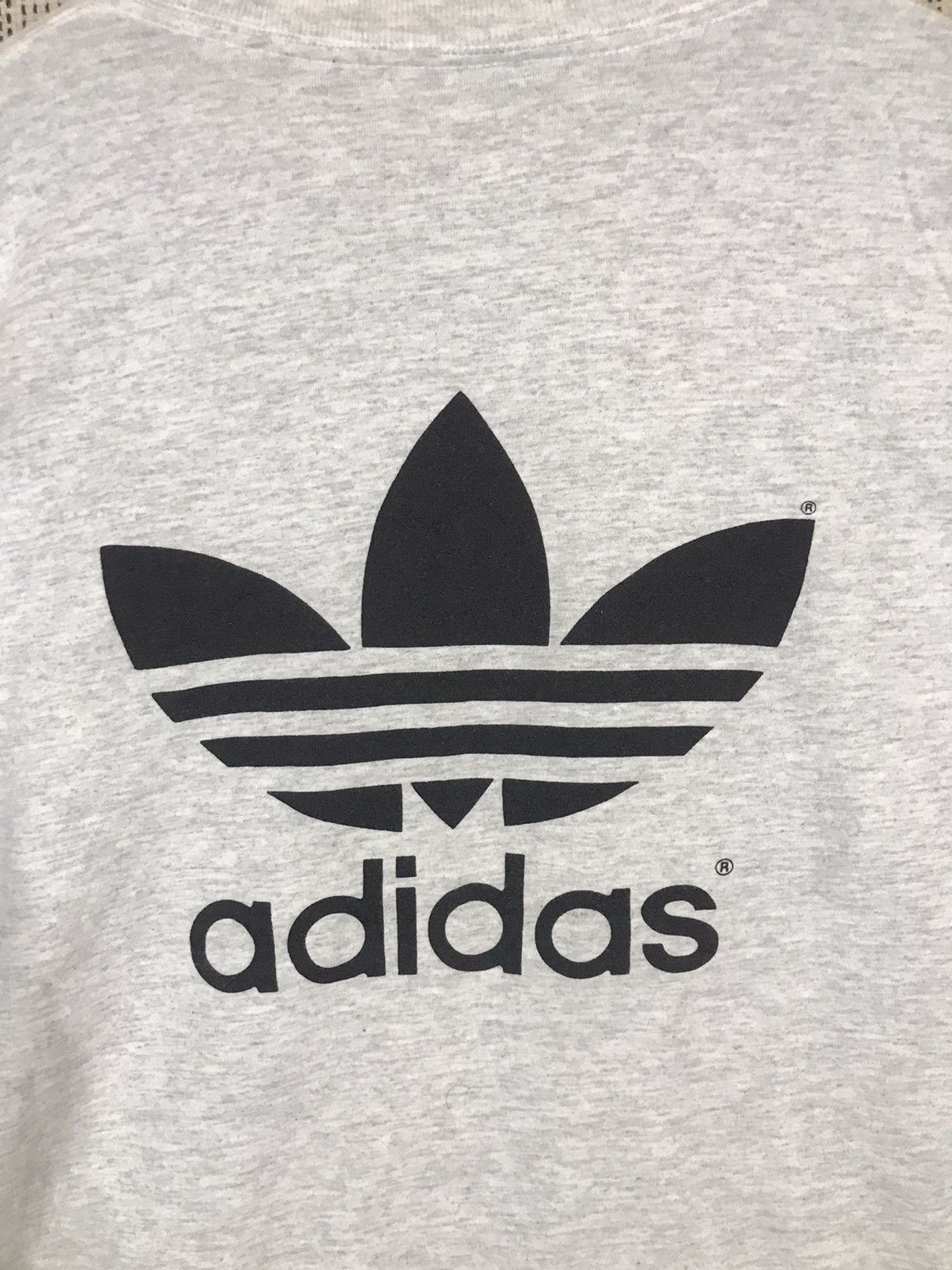 Adidas × Vintage ‼️MADE IN USA VINTAGE 90s ADIDAS TROFEIL BIGLOGO LONGSLEEVE‼️ Size US M / EU 48-50 / 2 - 7 Thumbnail