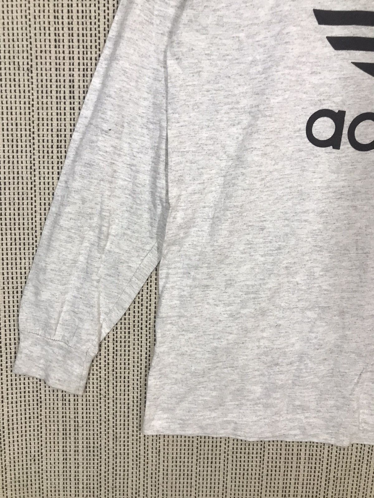 Adidas × Vintage ‼️MADE IN USA VINTAGE 90s ADIDAS TROFEIL BIGLOGO LONGSLEEVE‼️ Size US M / EU 48-50 / 2 - 3 Thumbnail