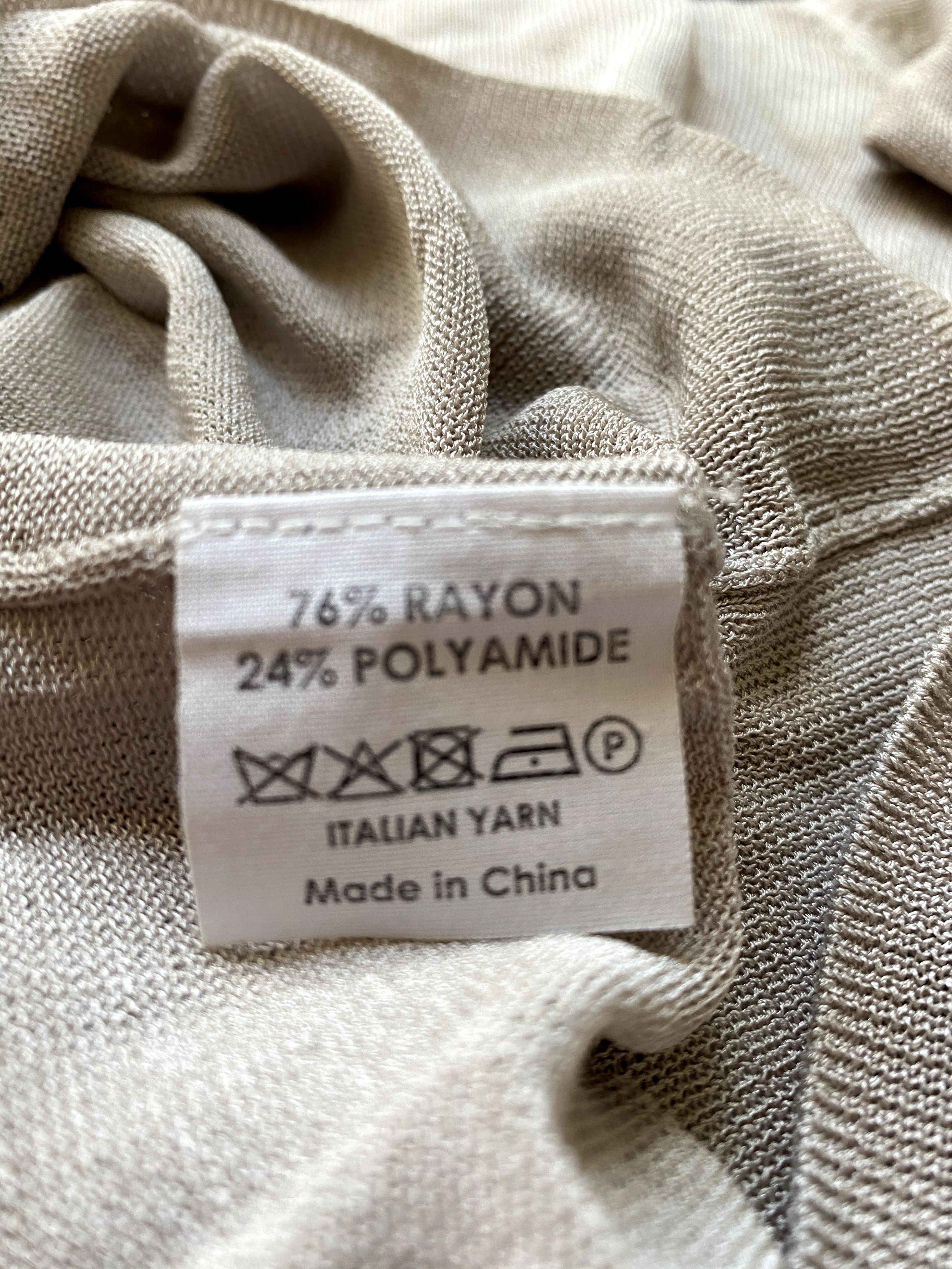 Dries Van Noten ⚡️QUICK SALE⚡️Dries Van Notten Grey/Beige Knit Sweater Size XS / US 0-2 / IT 36-38 - 4 Thumbnail