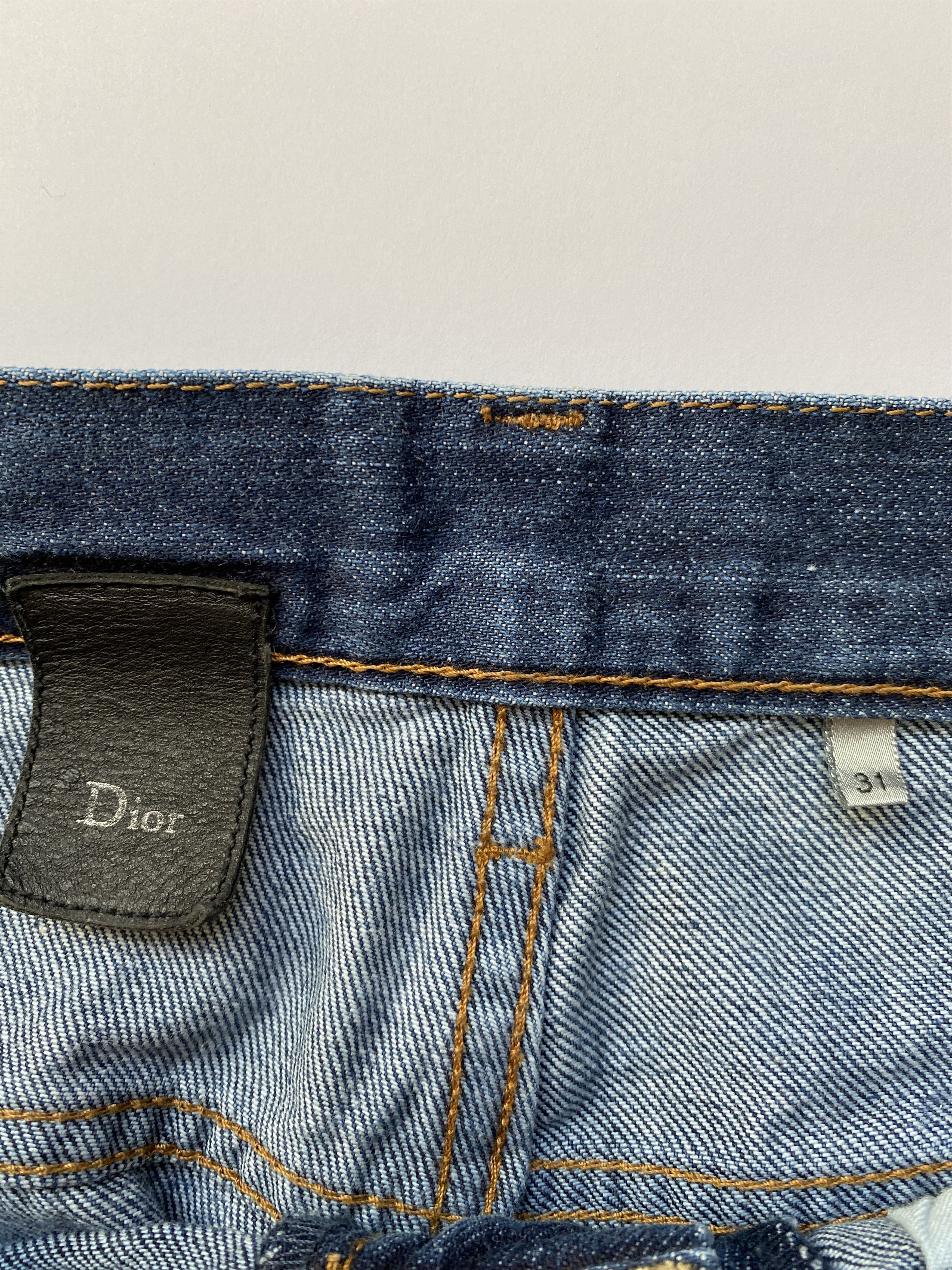 Dior × Hedi Slimane Dior by Hedi Slimane Blue Jeans Size US 31 - 3 Thumbnail