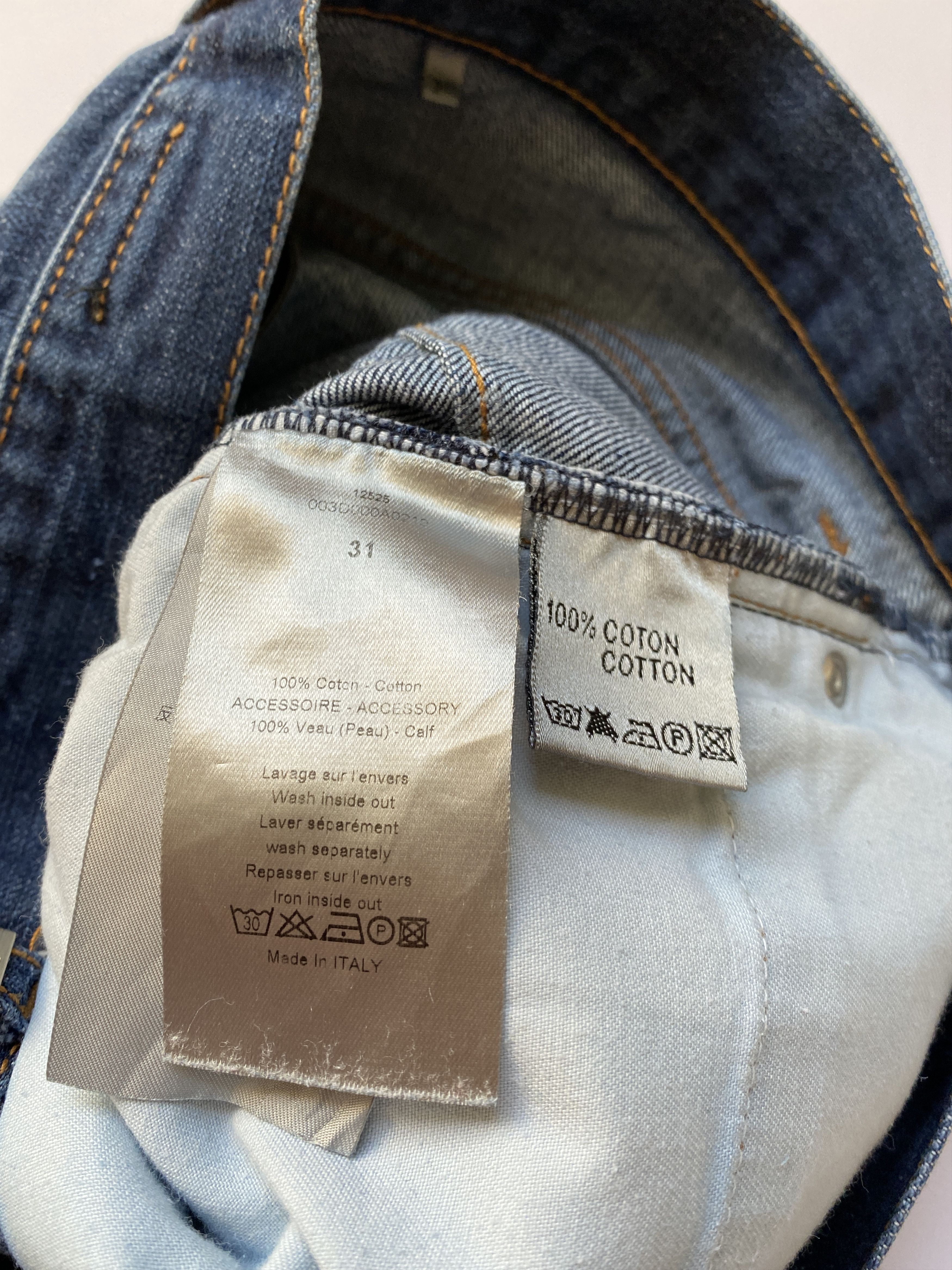 Dior × Hedi Slimane Dior by Hedi Slimane Blue Jeans Size US 31 - 4 Thumbnail