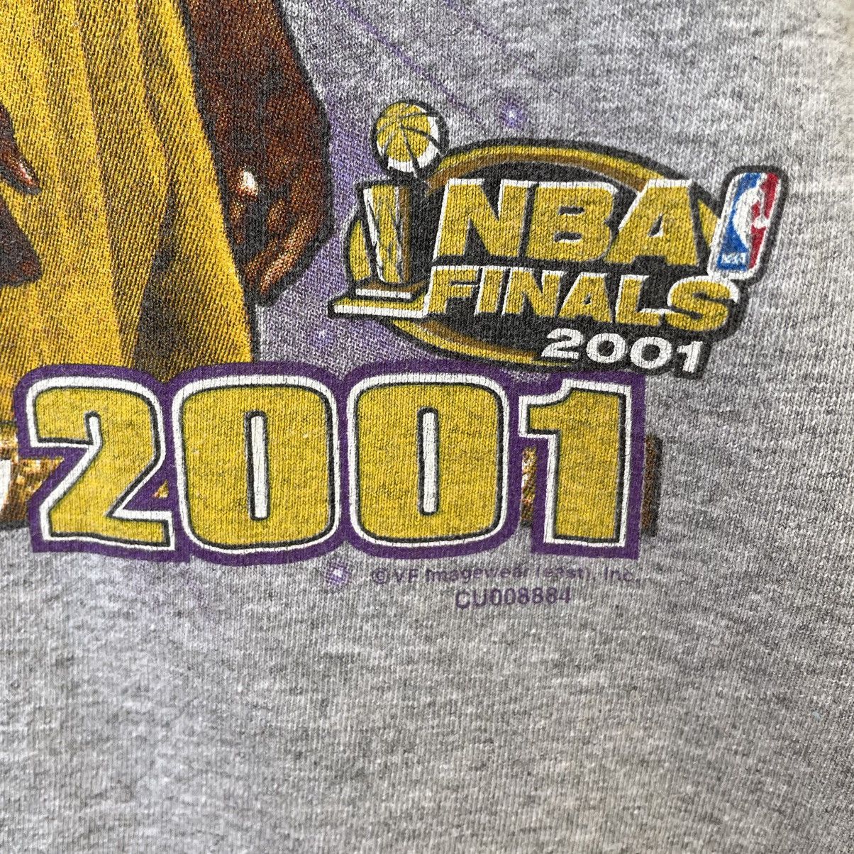 NBA Vintage Kobe Bryant LA Lakers 2001 Tee Shirt Size US XL / EU 56 / 4 - 3 Thumbnail