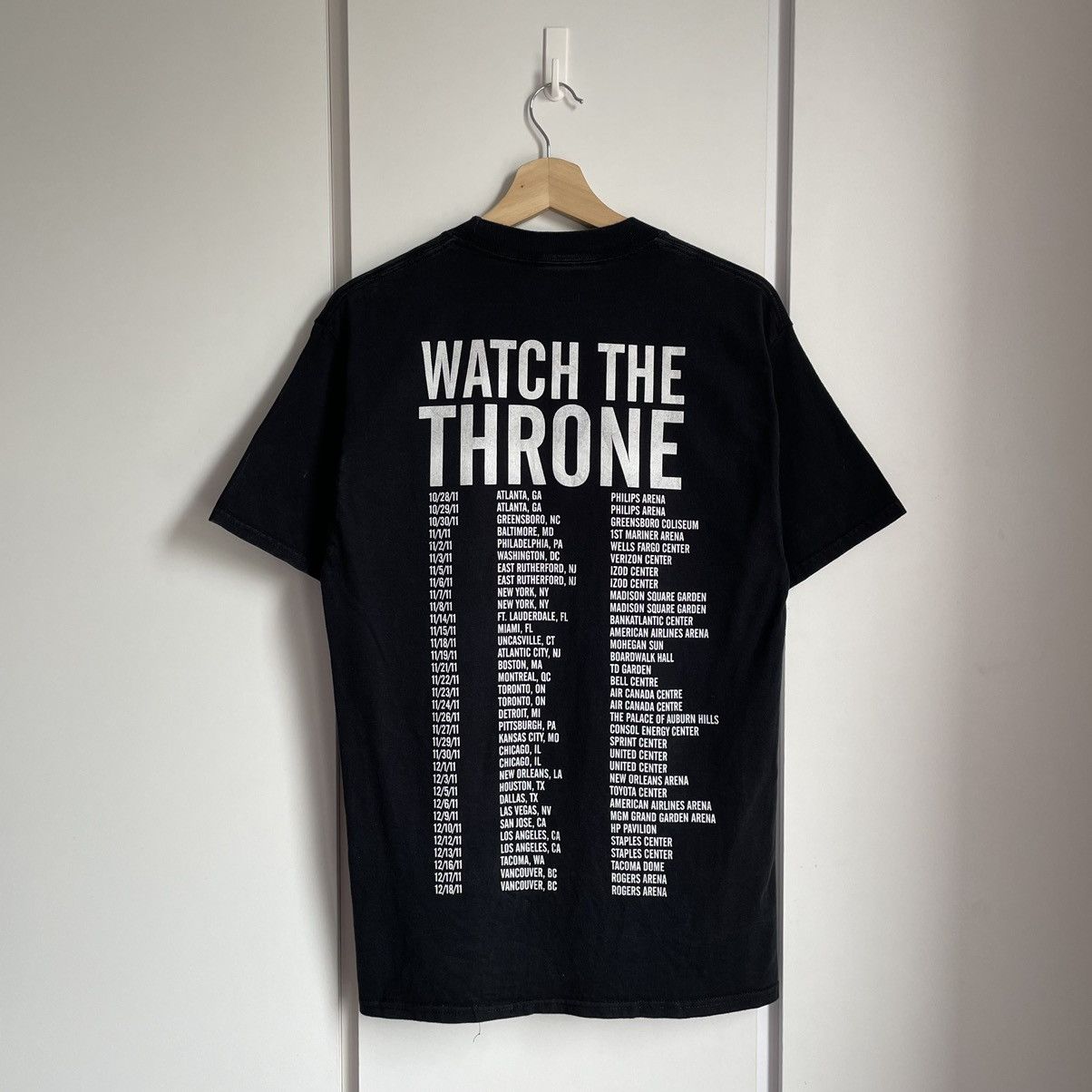 Rap Tees Vintage Kanye West Watch The Throne Tour Tee Shirt Size US M / EU 48-50 / 2 - 2 Thumbnail