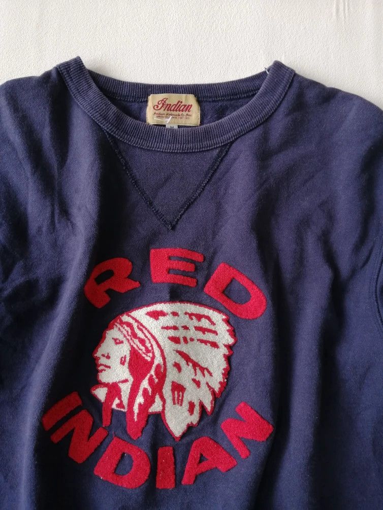 Indian Motorcycle RED INDIAN Crewneck Size US M / EU 48-50 / 2 - 2 Thumbnail
