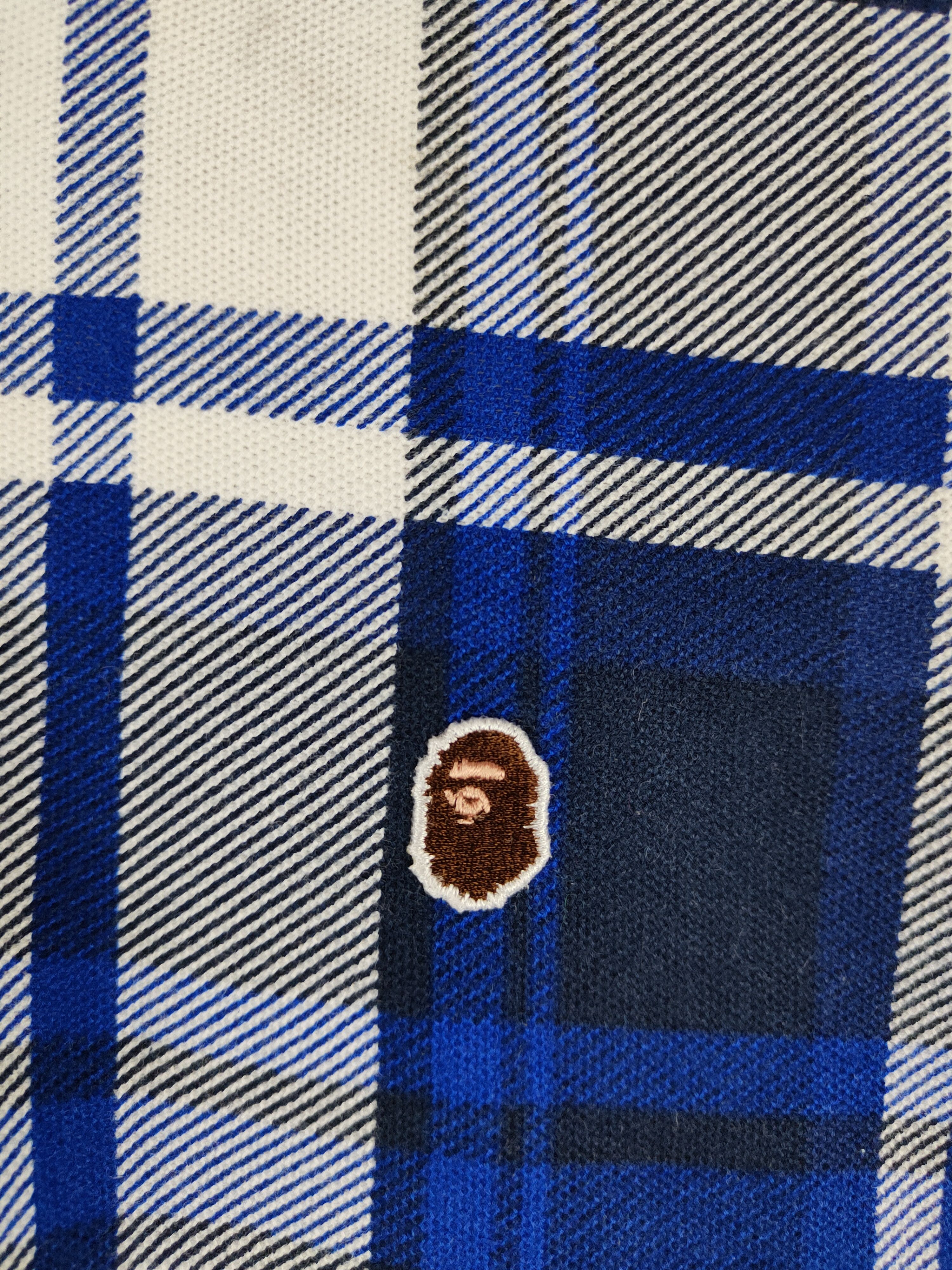 Bape Bape Check One Point Polo #S1115 Size US S / EU 44-46 / 1 - 3 Thumbnail