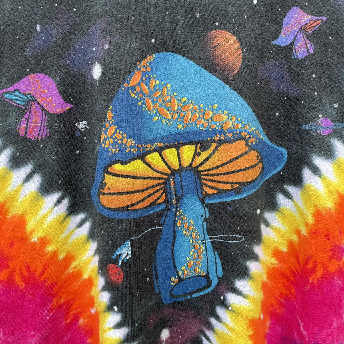 Vintage Vintage Shrooms Psychedelic Tie Dye Tee Shirt Size US M / EU 48-50 / 2 - 4 Thumbnail