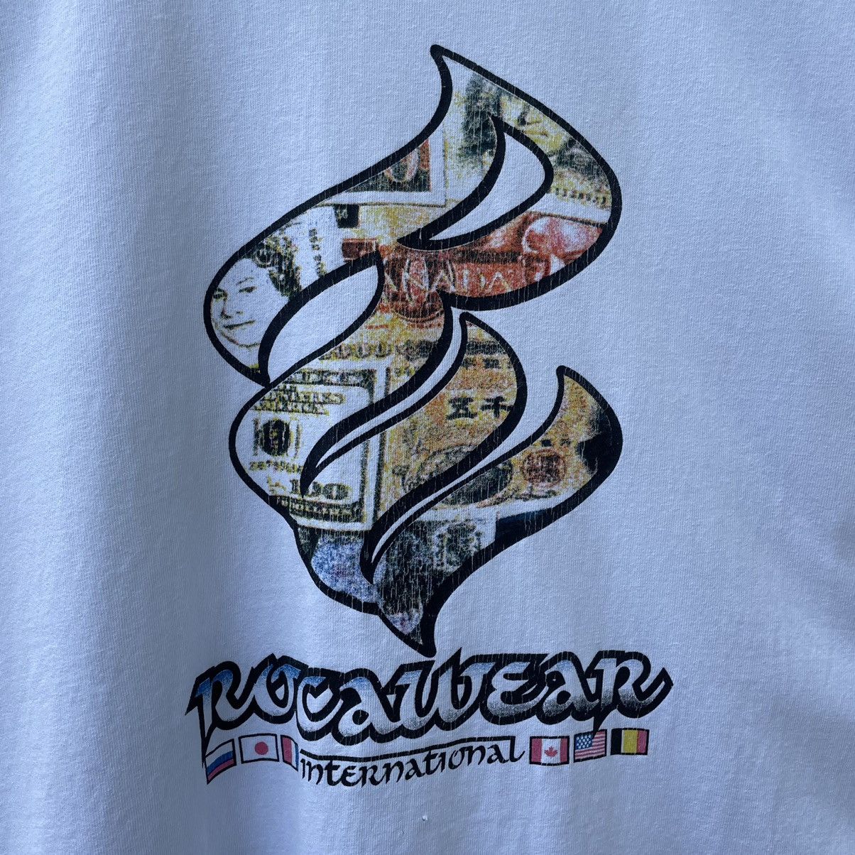 Rocawear Vintage Rocawear International Tee Shirt Size US XL / EU 56 / 4 - 2 Thumbnail