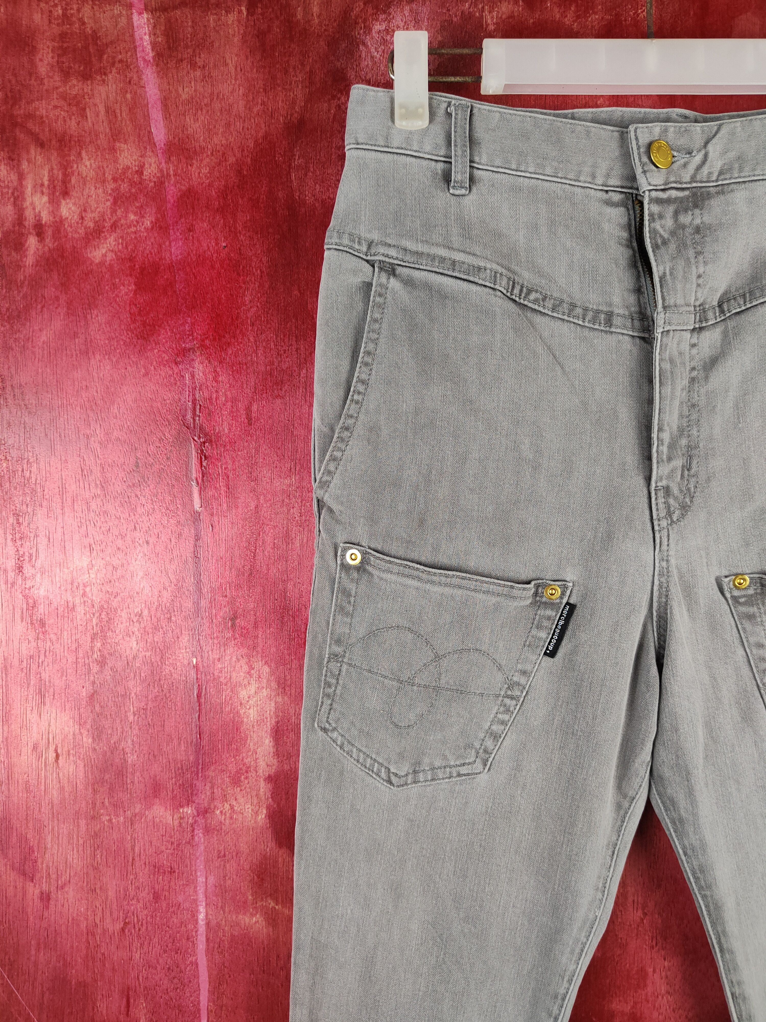 Issey Miyake DL Mercibeaucoup Gray Multipocket Casual Skinny Pants #S1110 Size US 29 - 4 Thumbnail