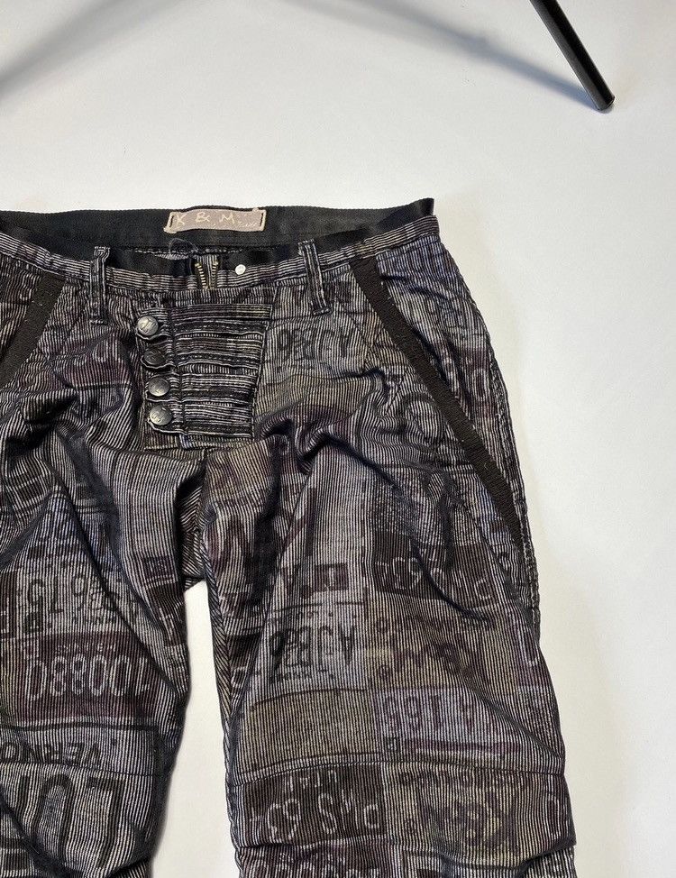 Vintage Vintage Kosmo Lupo velvet corduroy monogram pants jeans Y2k Size US 30 / EU 46 - 3 Thumbnail