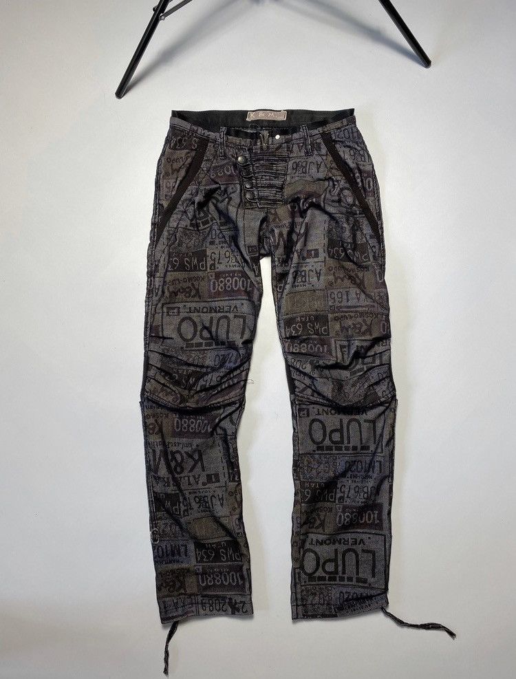 Vintage Vintage Kosmo Lupo velvet corduroy monogram pants jeans Y2k Size US 30 / EU 46 - 1 Thumbnail