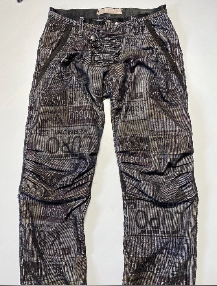 Vintage Vintage Kosmo Lupo velvet corduroy monogram pants jeans Y2k Size US 30 / EU 46 - 4 Thumbnail
