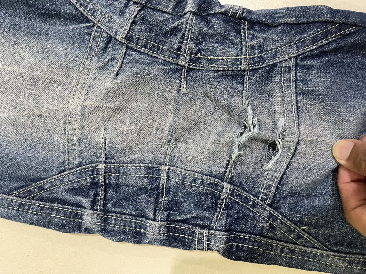 If Six Was Nine Vintage Double Waist Jeans Skinny Distressed Fashion Size US 33 - 5 Thumbnail