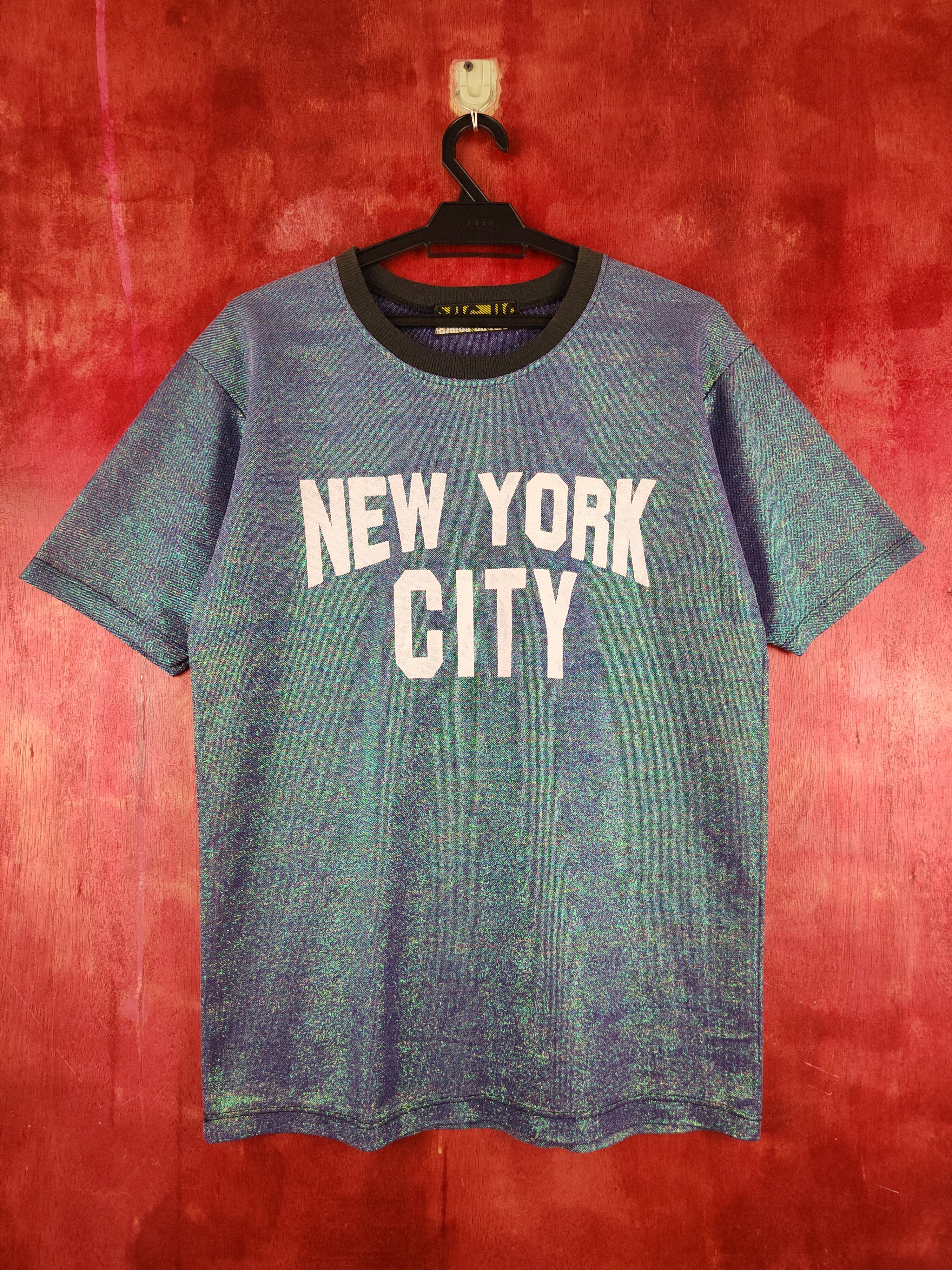 Japanese Brand Csic Up Purple NY City Meshnet Short Sleeve T-shirt #S1116 Size US M / EU 48-50 / 2 - 1 Thumbnail